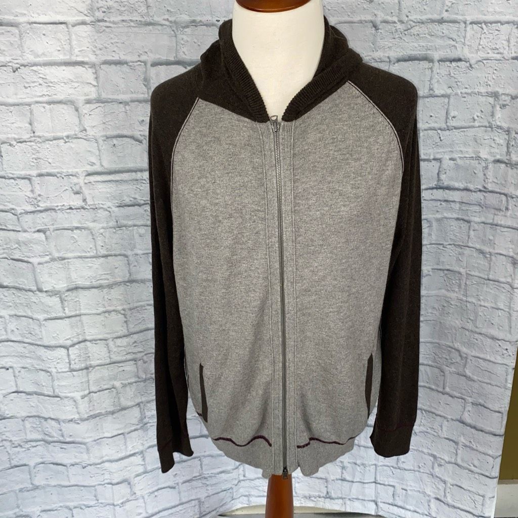 Gap Gap full zip lightweight hooded jacket w/pockets tan/brown m Size US XXL / EU 58 / 5 - 1 Thumbnail