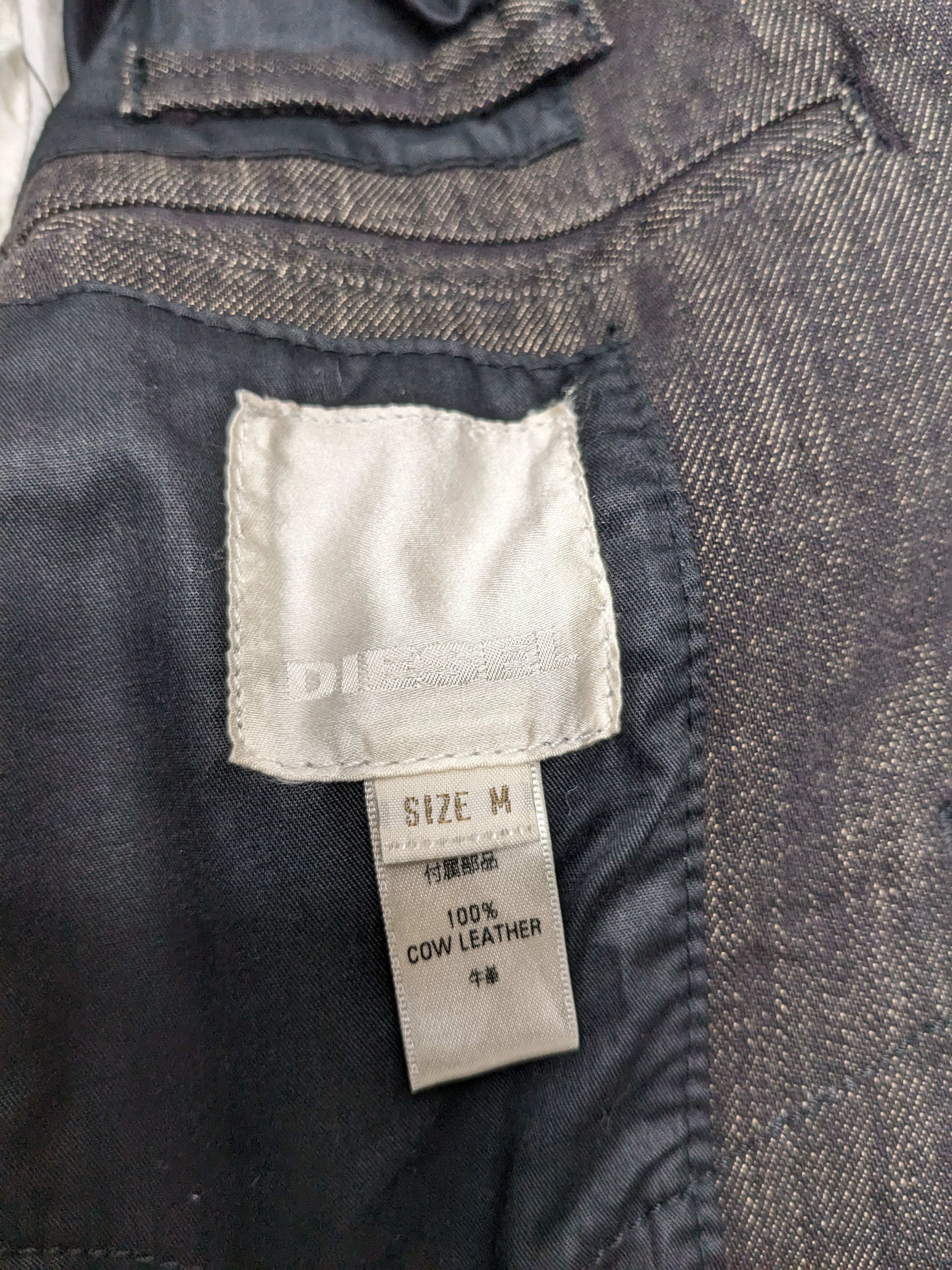 Diesel DIESEL COW LEATHER JACKET STREETWEAR Size US M / EU 48-50 / 2 - 6 Thumbnail