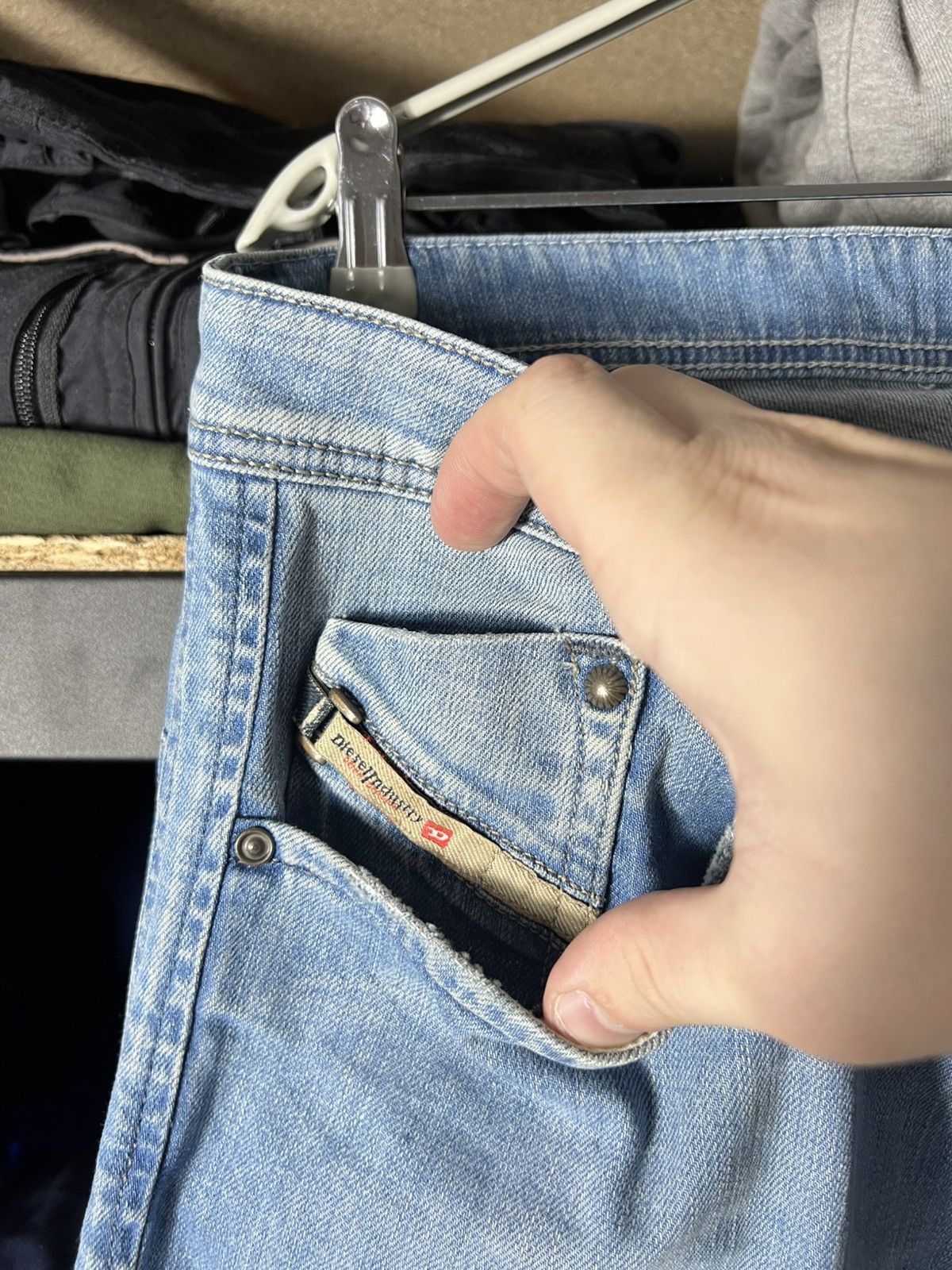 Diesel Diesel Light Wash Jeans Slim Fit Iconic Vintage Streetwear Size US 36 / EU 52 - 12 Thumbnail