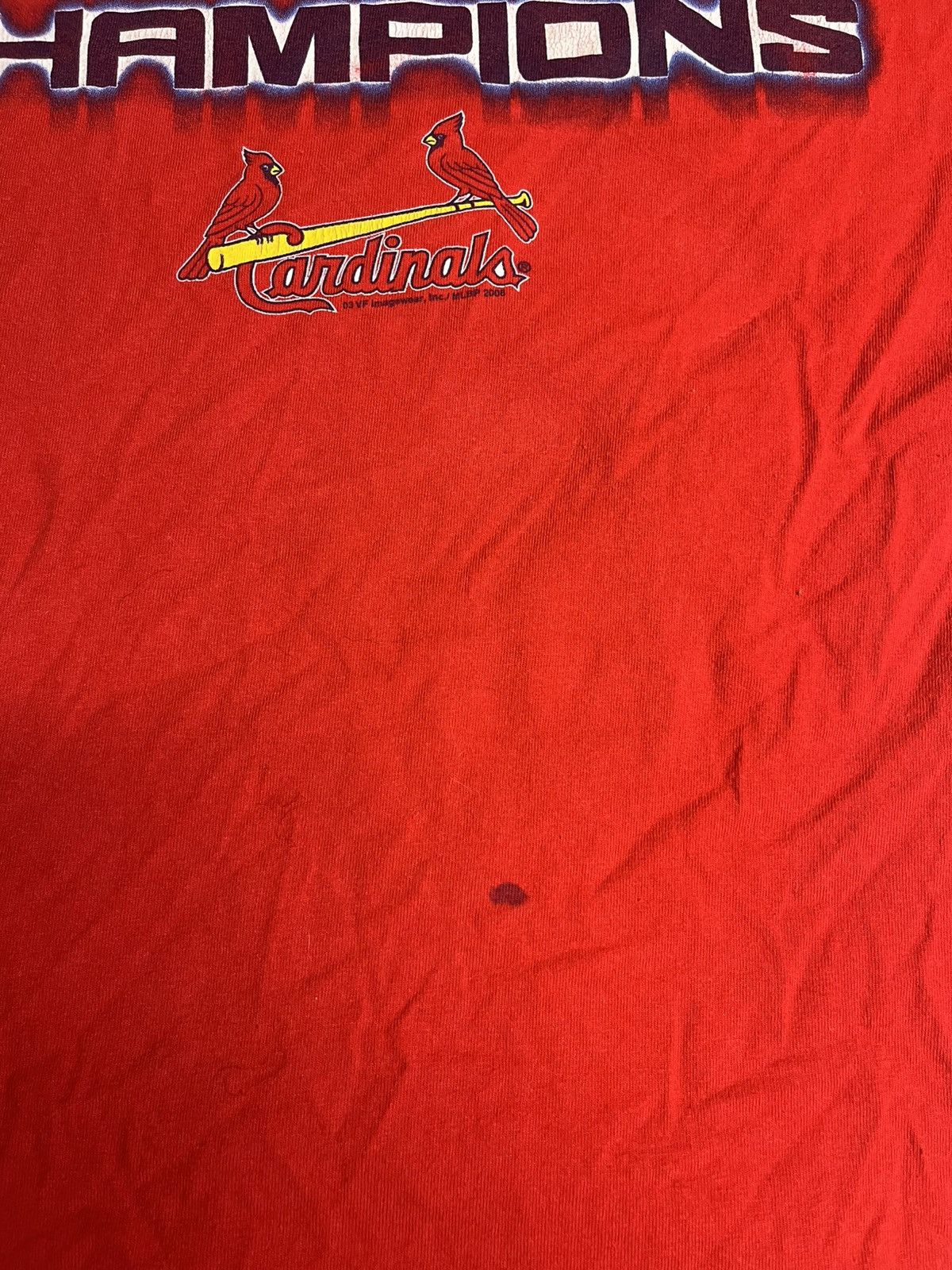 Lee Vintage 06’ Cardinals National League Champion Tee Sz Large Size US L / EU 52-54 / 3 - 4 Thumbnail