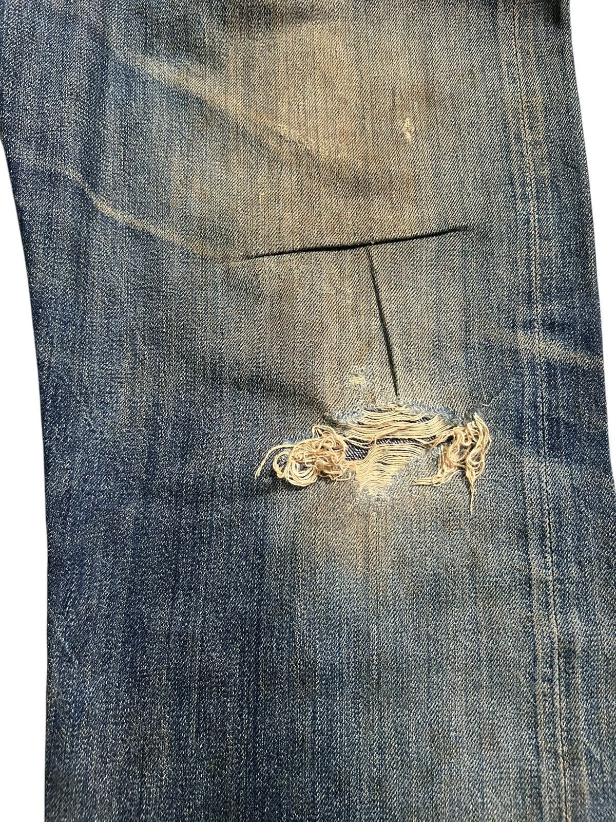 Japanese Brand × Kapital × Vintage JOE McCOY Selvedge Distressed Vtg Denim Jeans Size US 35 - 6 Thumbnail