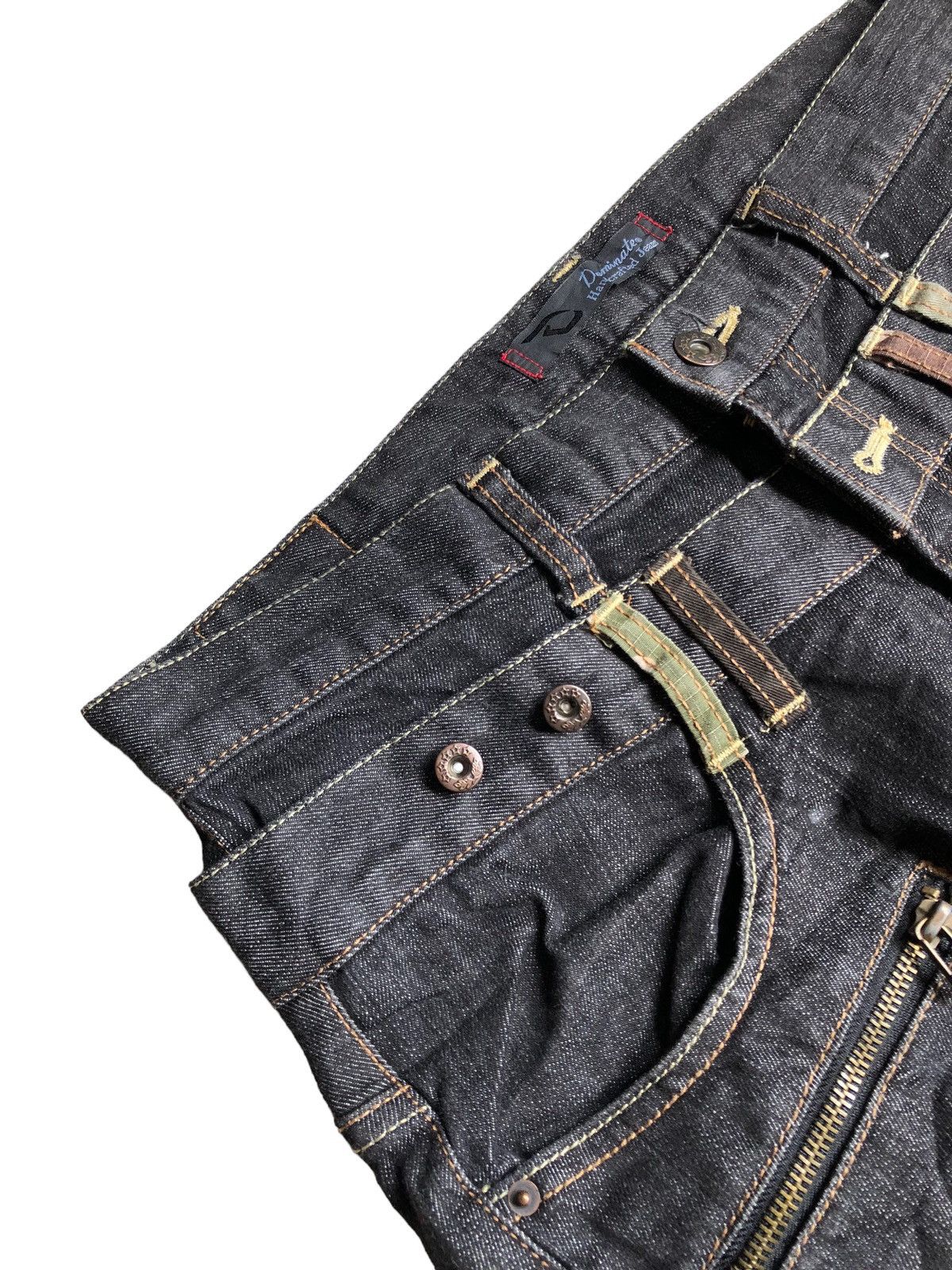 If Six Was Nine Japanese Brand Dominate Double Waist Jeans Size US 32 / EU 48 - 6 Thumbnail