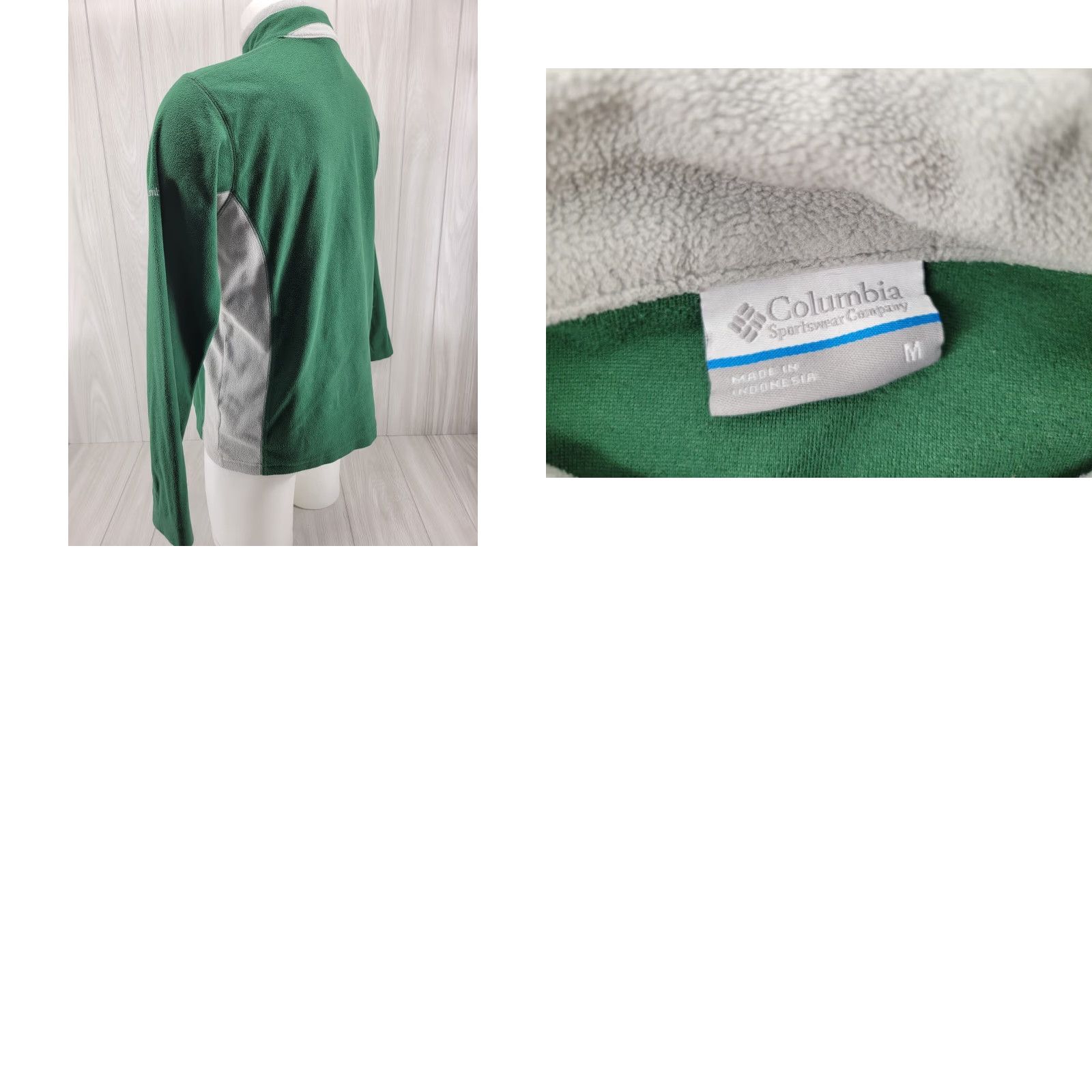 Vintage Columbia UAB Blazers 1/4 Zip Long Sleeve Men’s Size Medium Green Solid Pullover Windbreaker Size US M / EU 48-50 / 2 - 8 Thumbnail