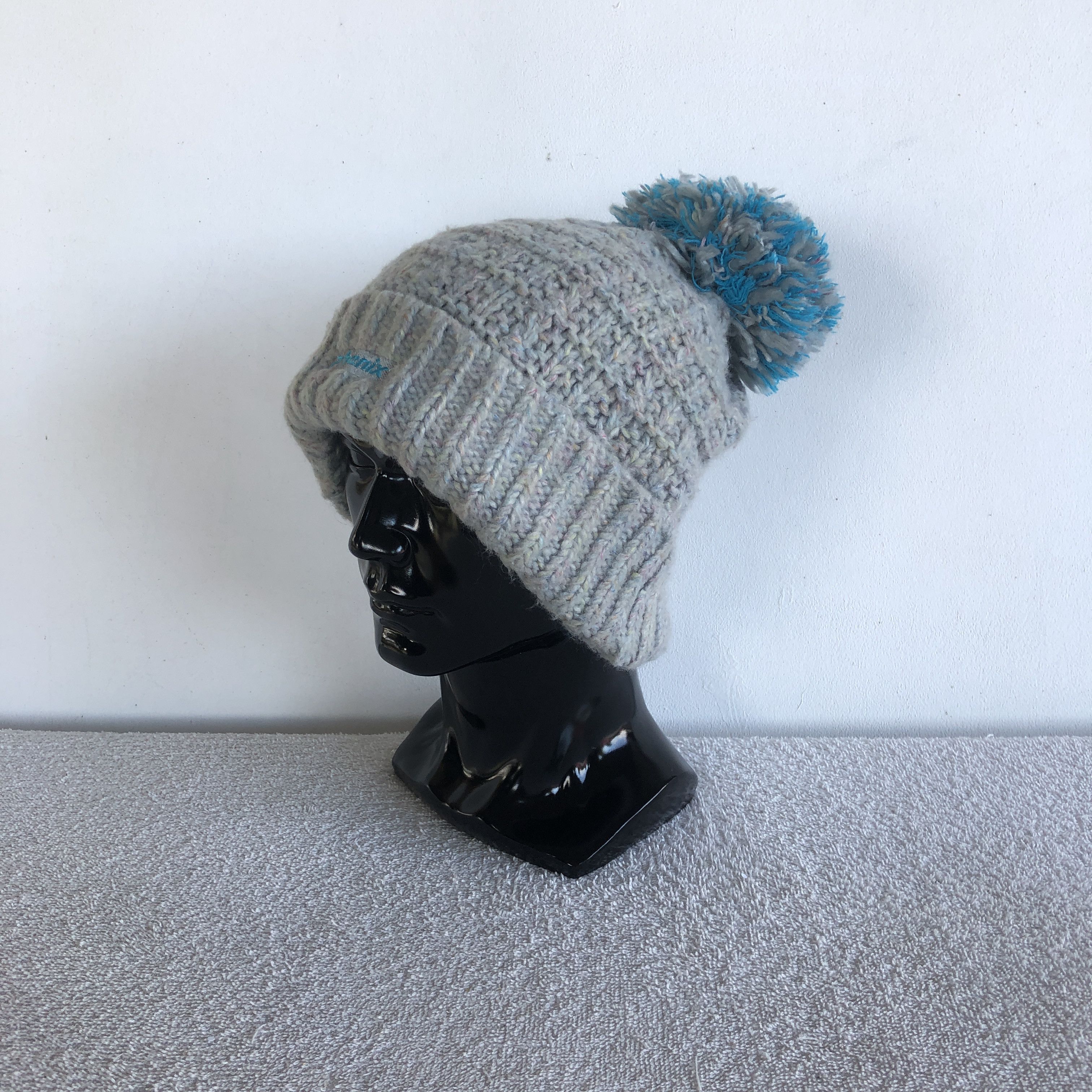 Japanese Brand Vintage Phenix Ski Knitted Beanie Snow Caps Pom Pom Hats Size ONE SIZE - 1 Thumbnail