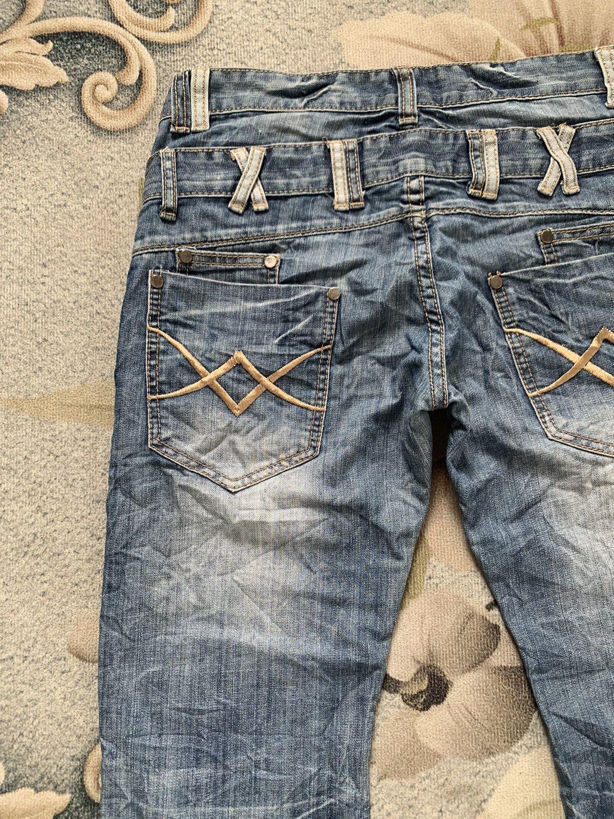 Japanese Brand Multipockets Functional Jeans Dal Denim Pant Nice Design Size US 33 - 12 Thumbnail