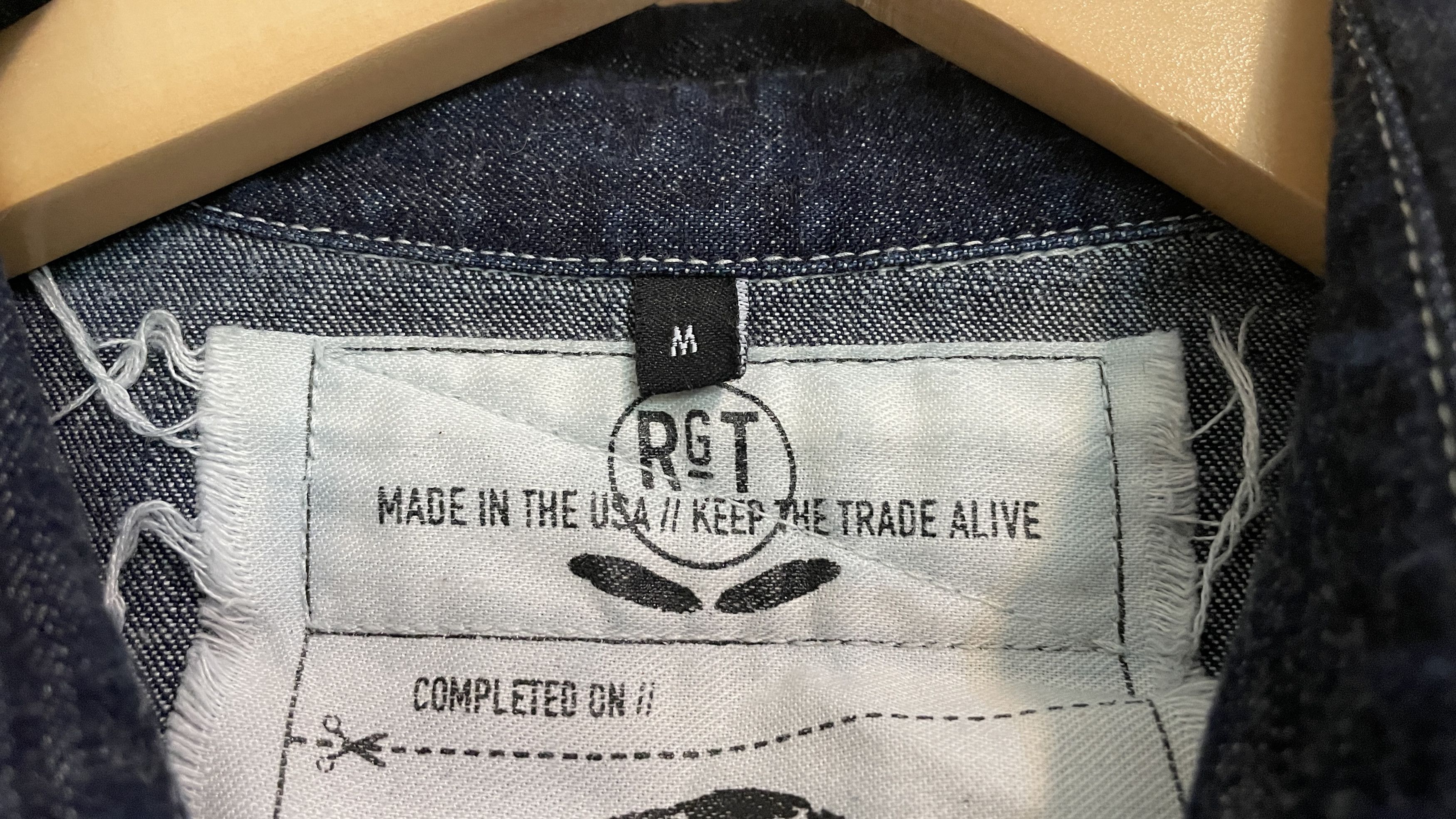 Rogue Territory Selvedge Denim Workshirt S-M Size US S / EU 44-46 / 1 - 8 Thumbnail