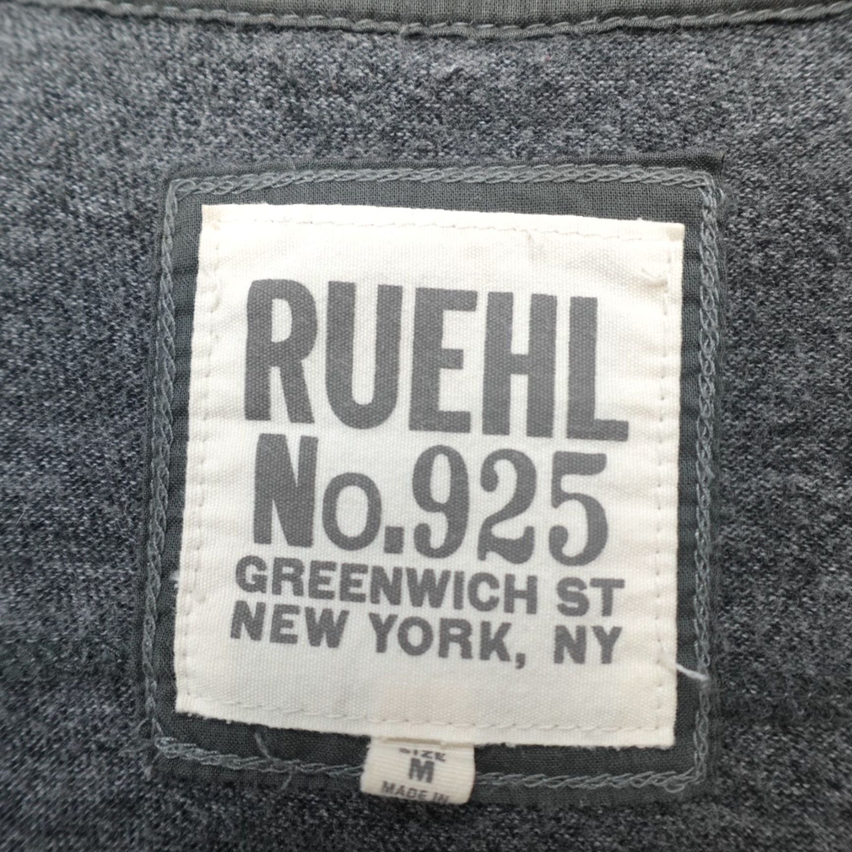 Abercrombie & Fitch Ruehl 925 Abercrombie & Fitch Women's Shirt Blouse M Gray 3/4 Sleeve Boat Neck Tunic Cotton Blend Vintage No Size M / US 6-8 / IT 42-44 - 2 Thumbnail