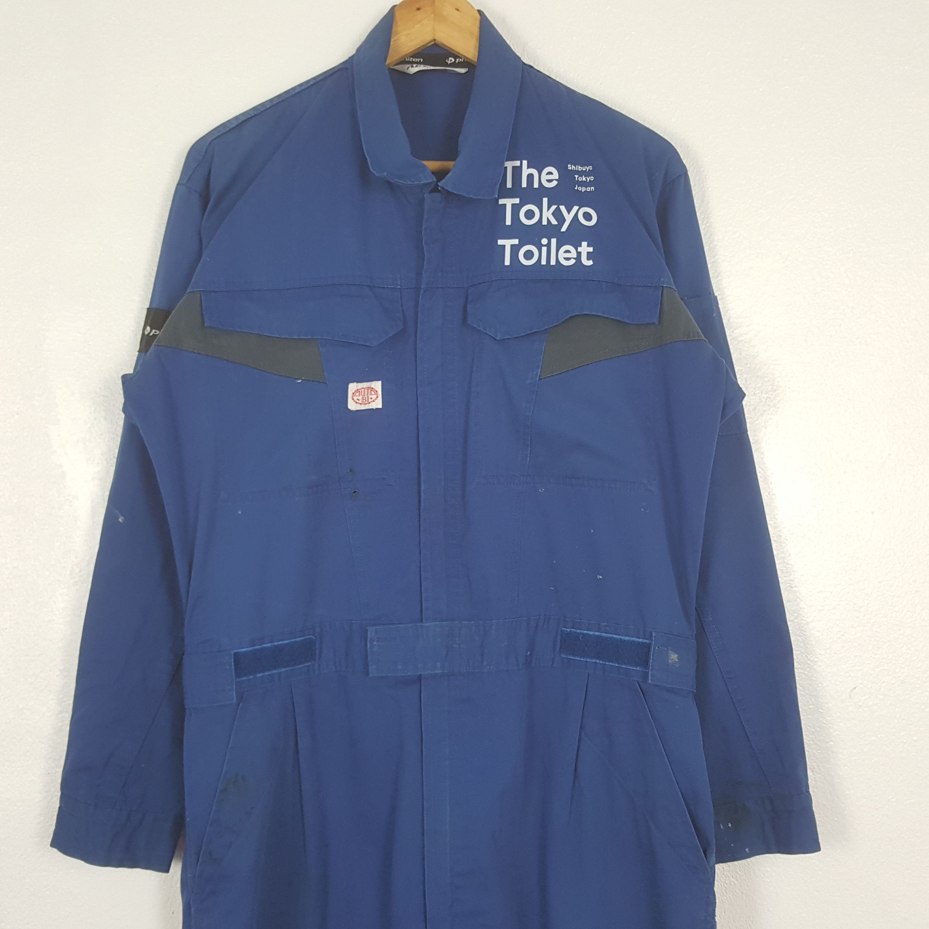 Japanese Brand Vintage The Tokyo Toilet Japanese Coverall Jacket C311N17 Size US XXL / EU 58 / 5 - 5 Thumbnail
