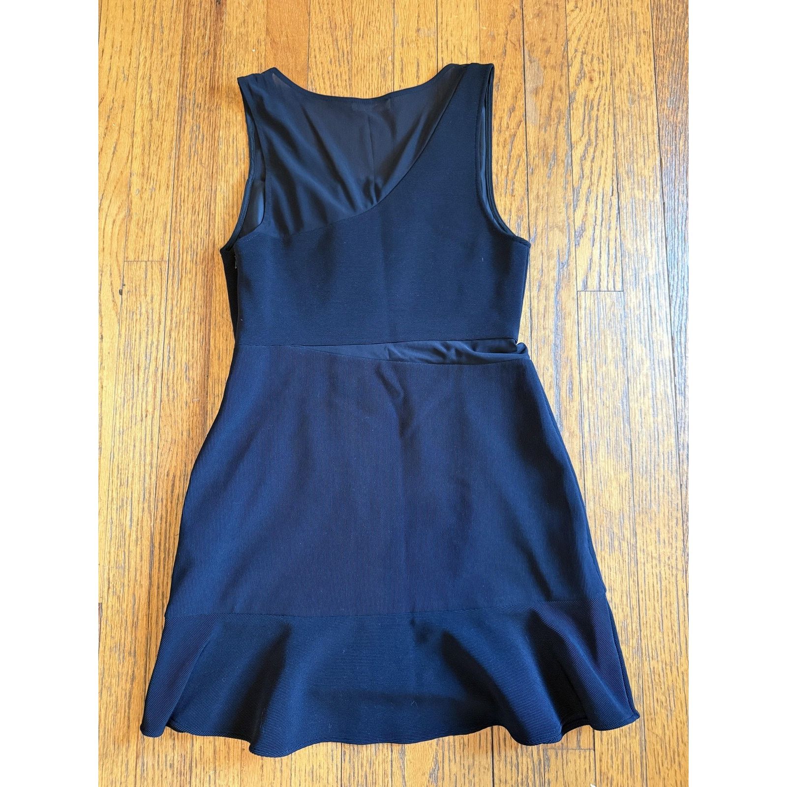 Ramy Brook Ramy Brook Dress Size 12 Black Sleeveless Fit Flare Textured Size XL / US 12-14 / IT 48-50 - 7 Thumbnail