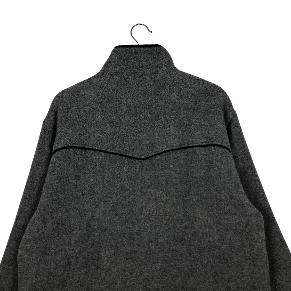 Japanese Brand 📌Rich Grey Wool Zipper Biker Jacket Depleted Issey Miyake Size US M / EU 48-50 / 2 - 10 Thumbnail