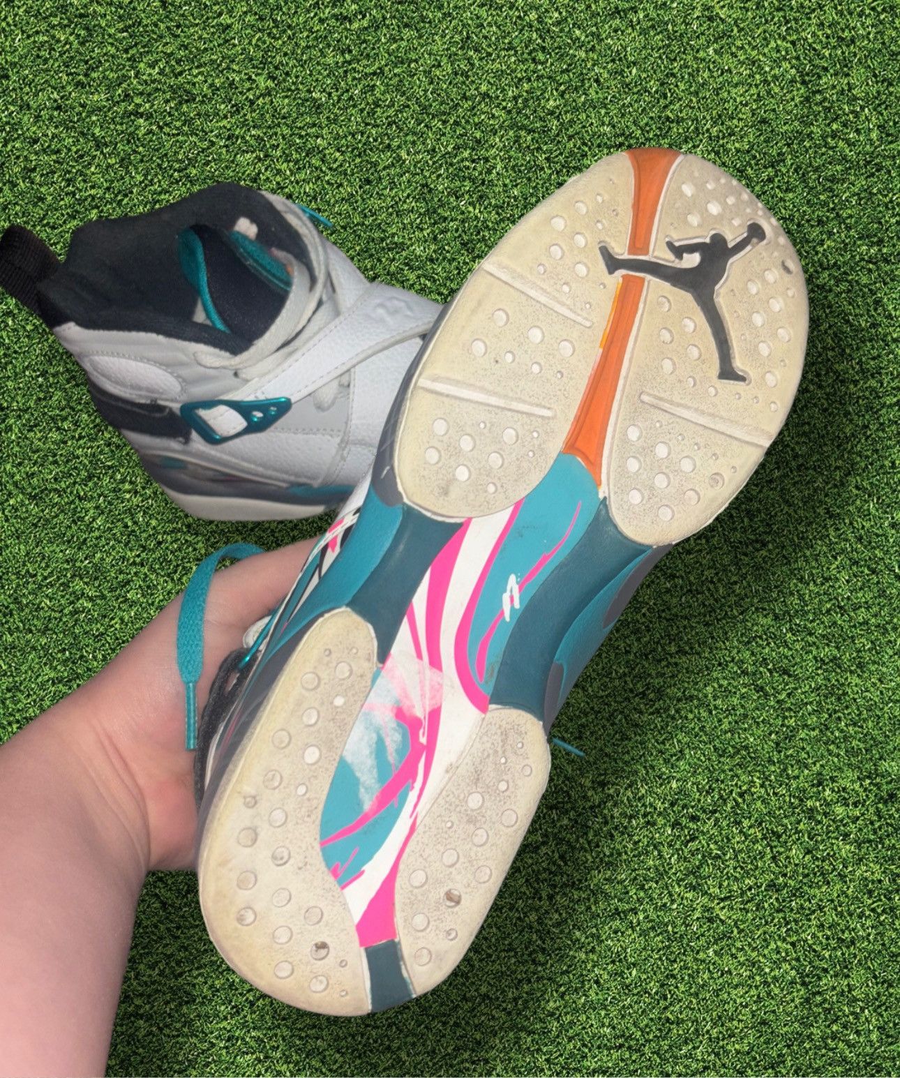 Jordan Brand × Nike Jordan 8 South Beach Size US 6.5 / EU 39-40 - 4 Thumbnail