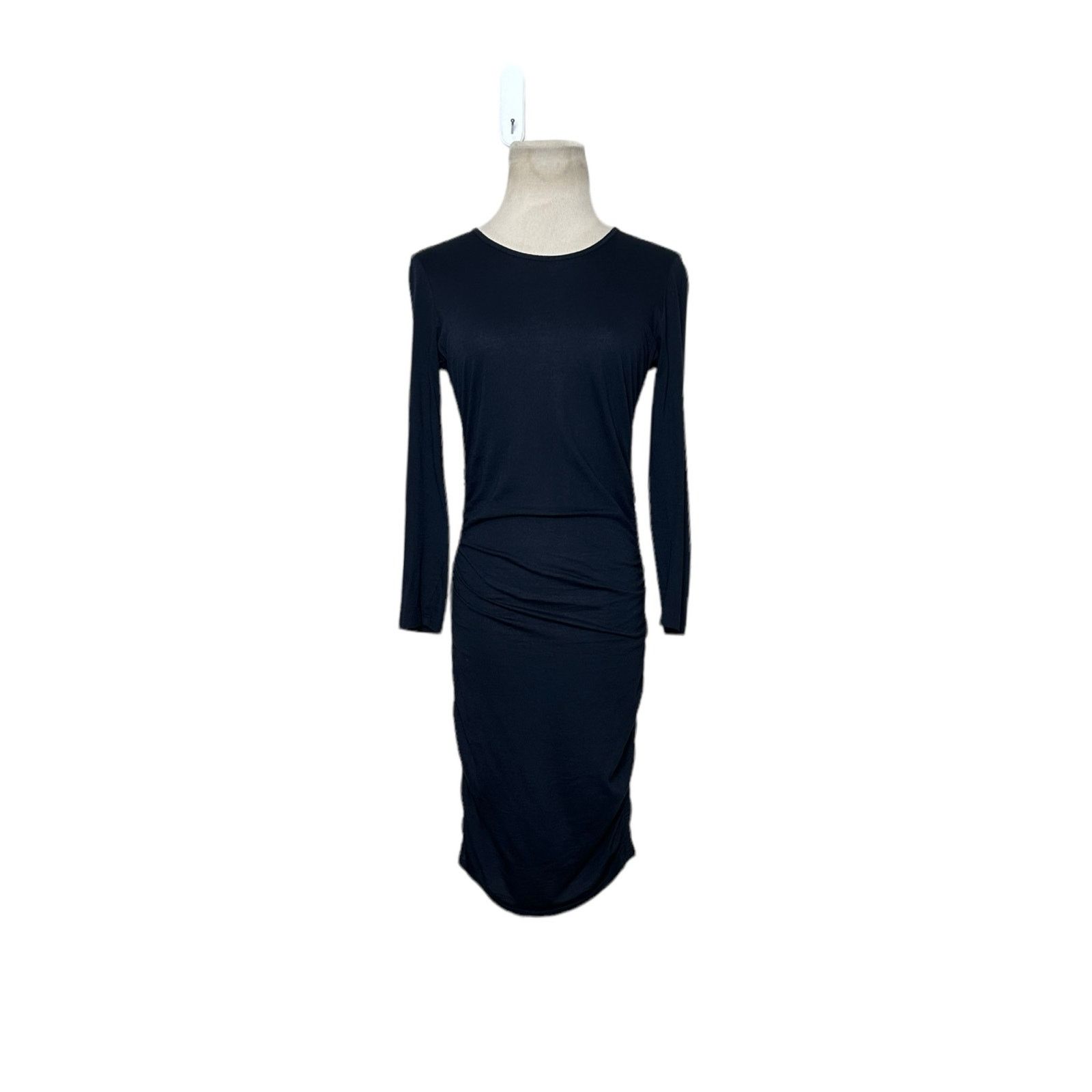 Theory Theory navy blue plume jersey dress size small Size S / US 4 / IT 40 - 9 Thumbnail