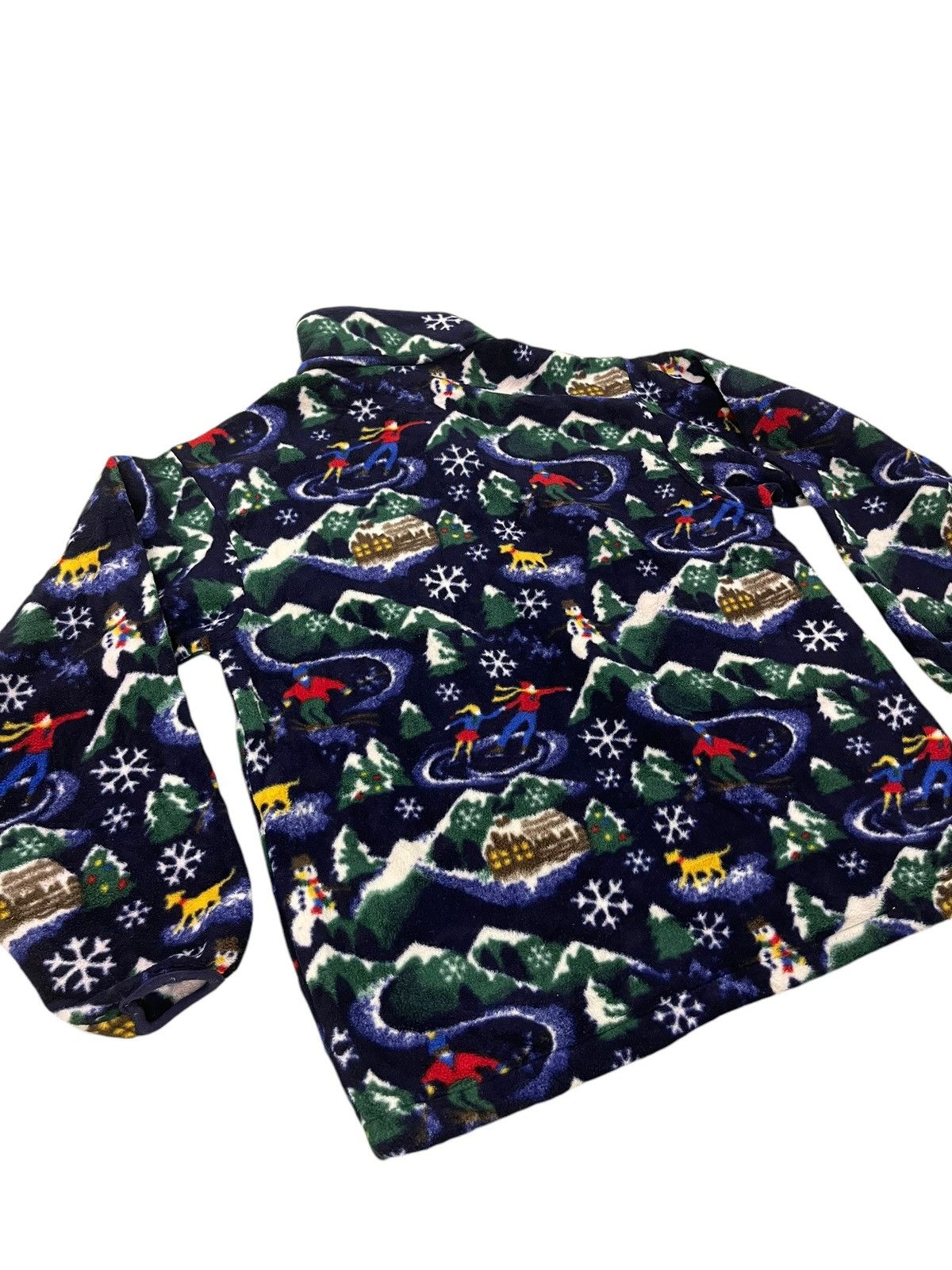 L.L. Bean Vtg L.L. Bean Fleece Snap T Pullover Ski 5🟩9 Size US M / EU 48-50 / 2 - 11 Thumbnail