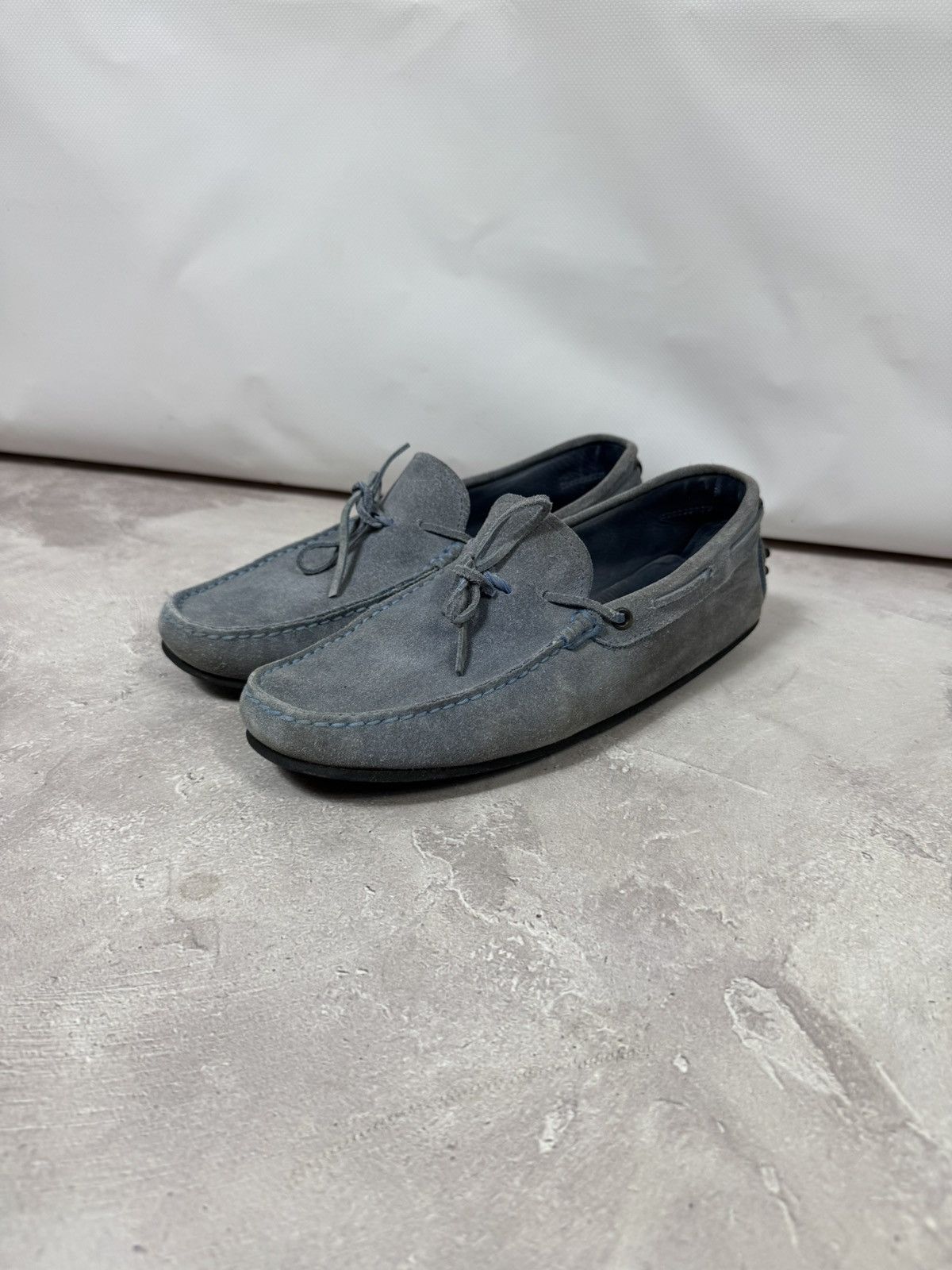 Tod's Tod's Distressed Suede Loafer Size US 7.5 / EU 40-41 - 1 Thumbnail