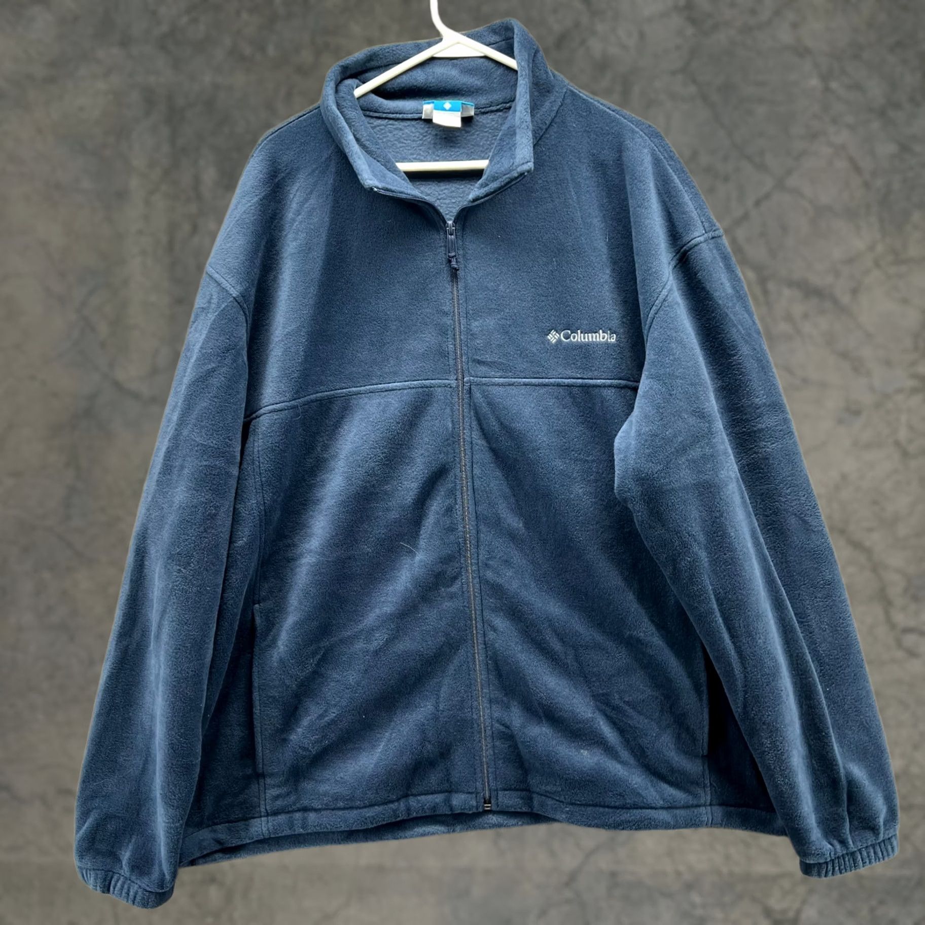 Vintage Columbia Jacket Mens XXL Blue Navy Full Zip Fleece Mountain Benton Sweatshirt Size US XXL / EU 58 / 5 - 1 Thumbnail