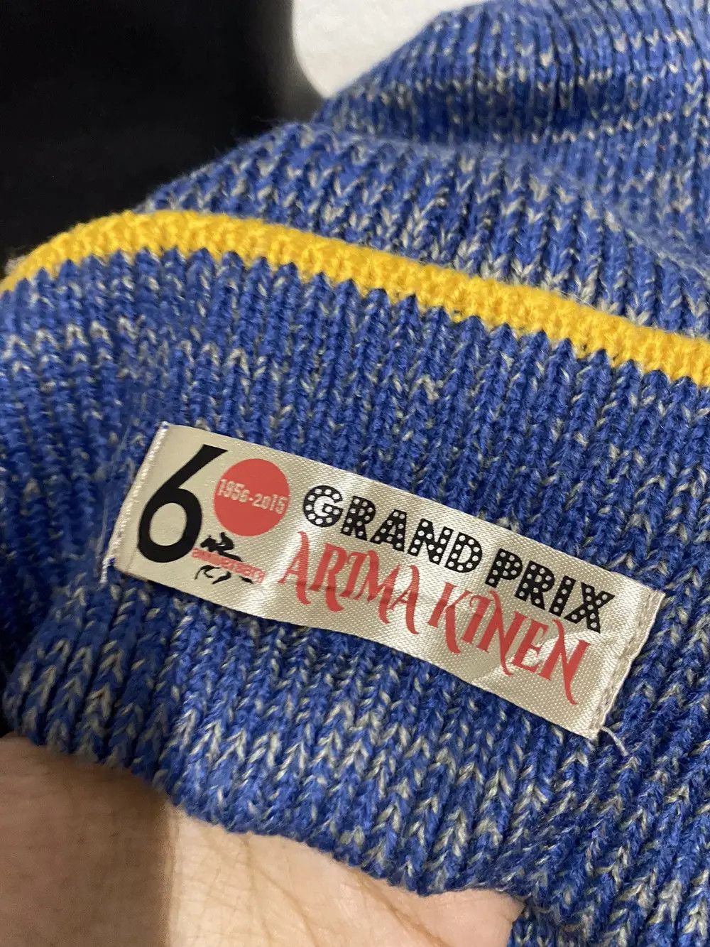 Japanese Brand × Vintage Arima Kinen Plain Beanie Hat Size ONE SIZE - 5 Thumbnail