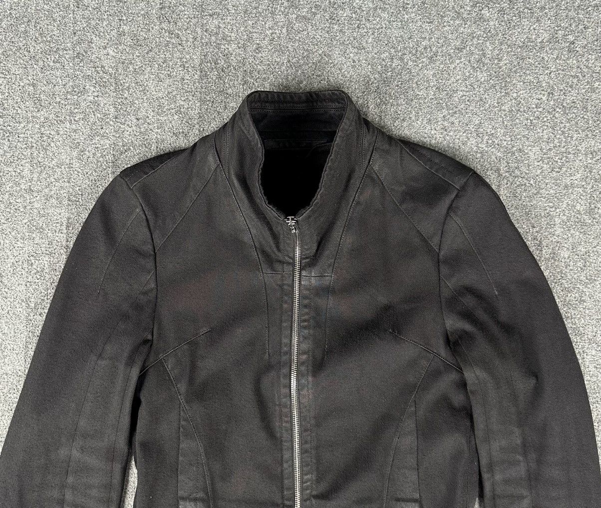 Julius Julius - SS12 “Edge” Waxed Funnel Neck Banana Sleeve Jacket Size US M / EU 48-50 / 2 - 5 Thumbnail