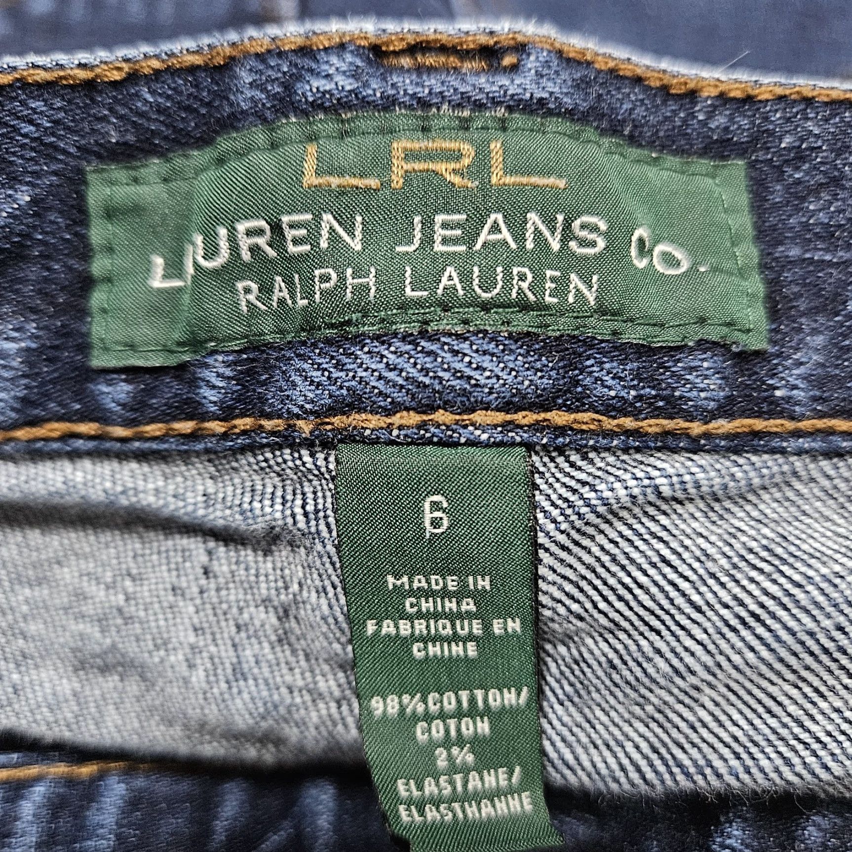 Ralph Lauren Ralph Lauren Jeans Women 5-Pocket Blue Classic Straight Mid Rise Dark Wash 6 29x29.5 90s Style Size 28" / US 6 / IT 42 - 3 Thumbnail