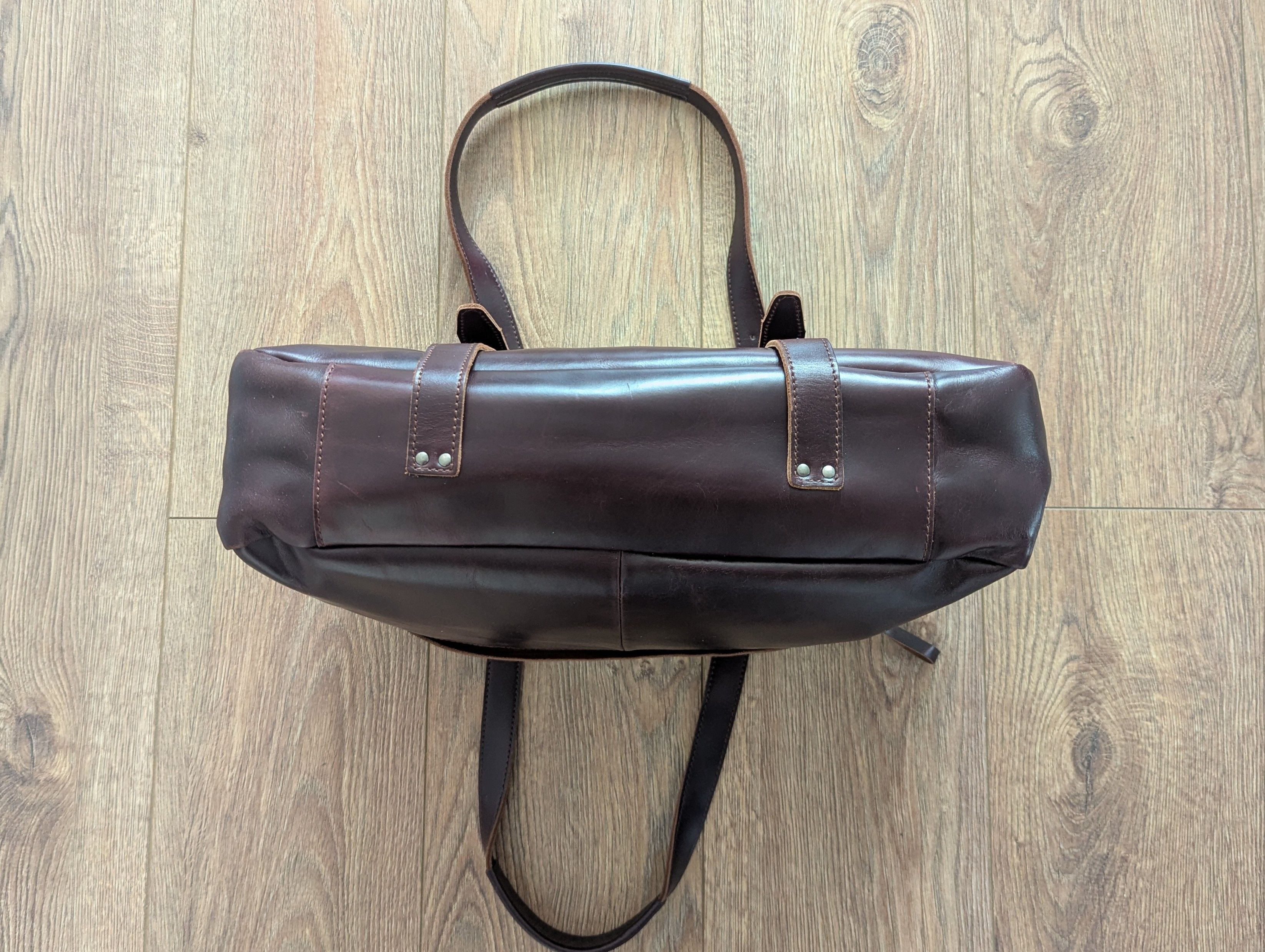 Handmade × Leather Heritage Leather Handmade Mens Messenger Shoulder Bag Laptop Size ONE SIZE - 12 Thumbnail