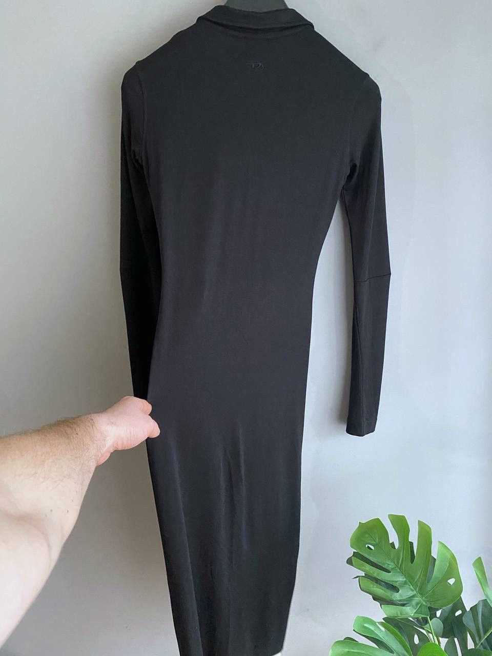 Diesel Diesel D-Artemis Women's Black Knit Maxi Dress, Size S Size S / US 4 / IT 40 - 11 Thumbnail