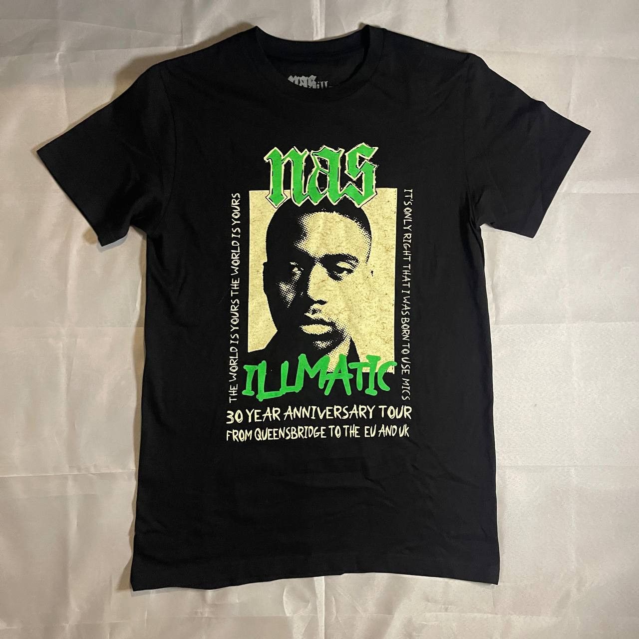 Nas Nas illmatic 30 Year Anniversary Tour T-shirt Size US S / EU 44-46 / 1 - 1 Thumbnail