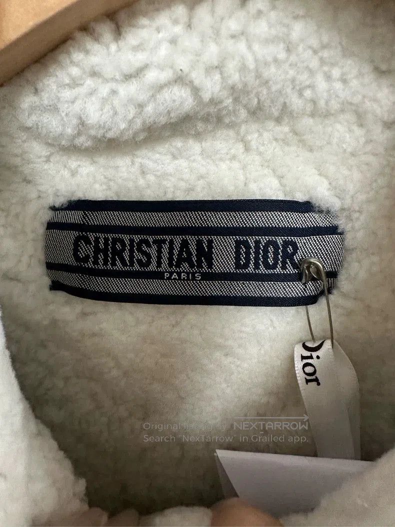 Dior Dior Blue Lamb Wool Jacket 34. Size US XS / EU 42 / 0 - 3 Thumbnail