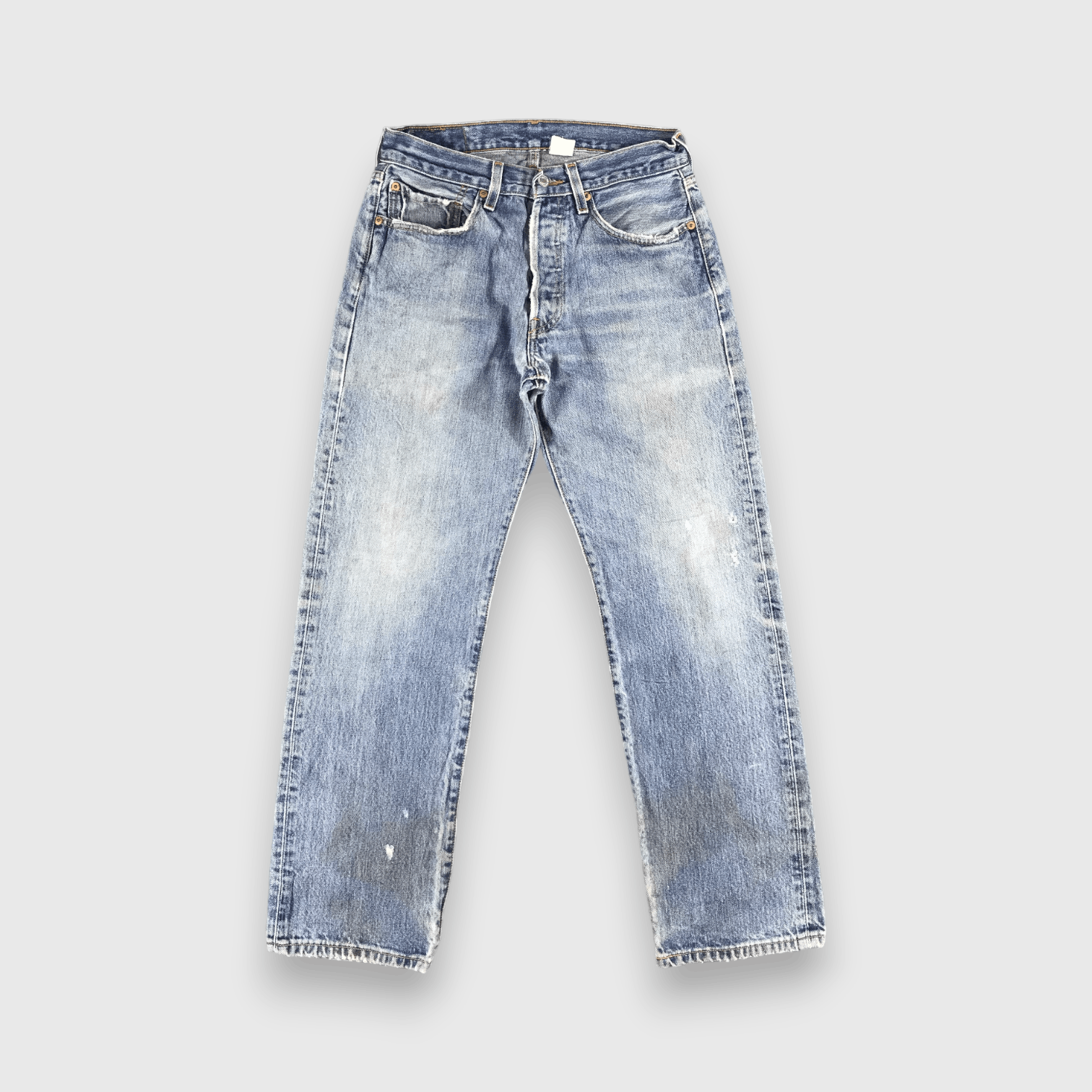 Vintage Blue Wash Levis 501 Jeans-J2312