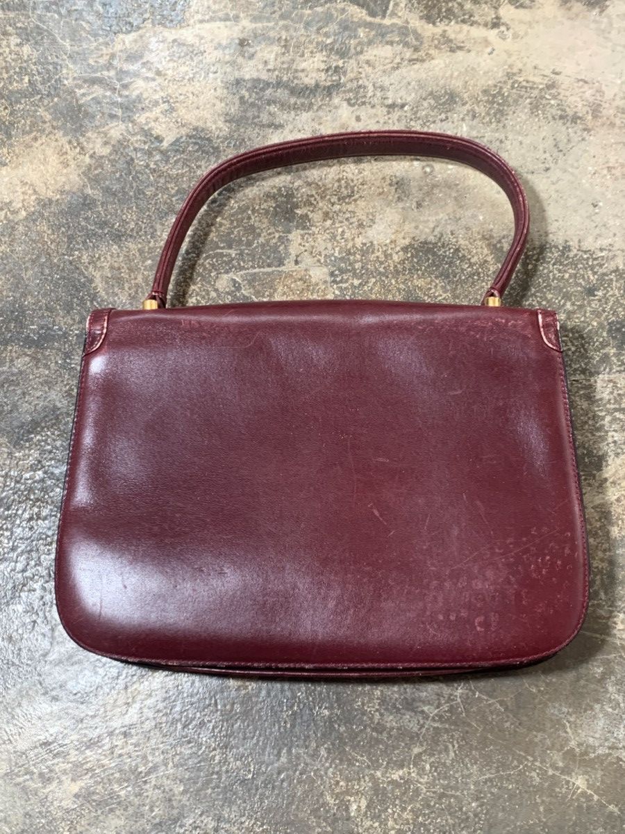 Gucci Vintage Gucci Leather Top Handle Bag (1970s–1980s) Size ONE SIZE - 8 Thumbnail