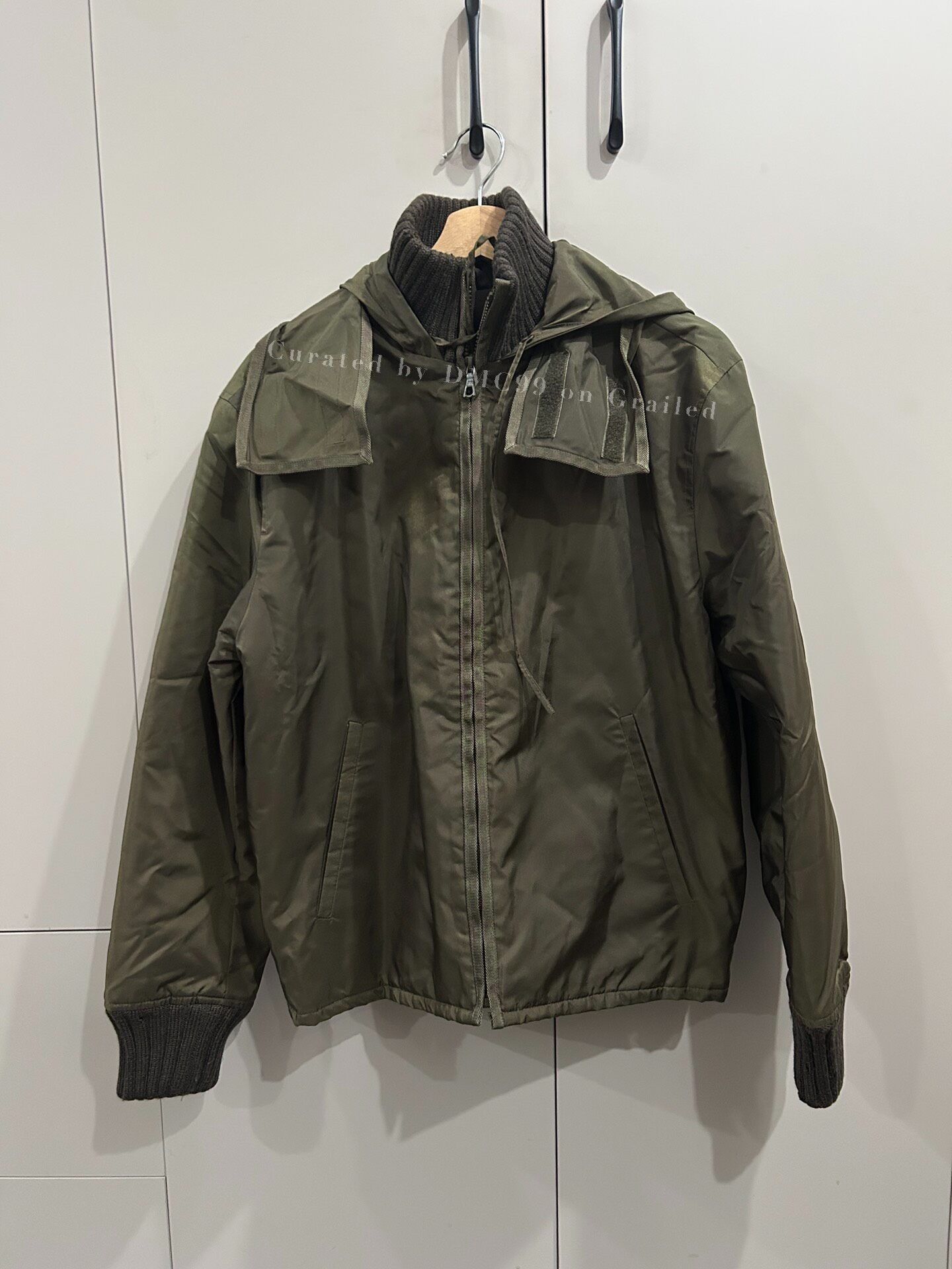 miumiu MA1 ボンバージャケット vintage archive Miu Miu Miu Miu MA-1 Olive/Green Bomber Jacket [Unisex - Vintage
