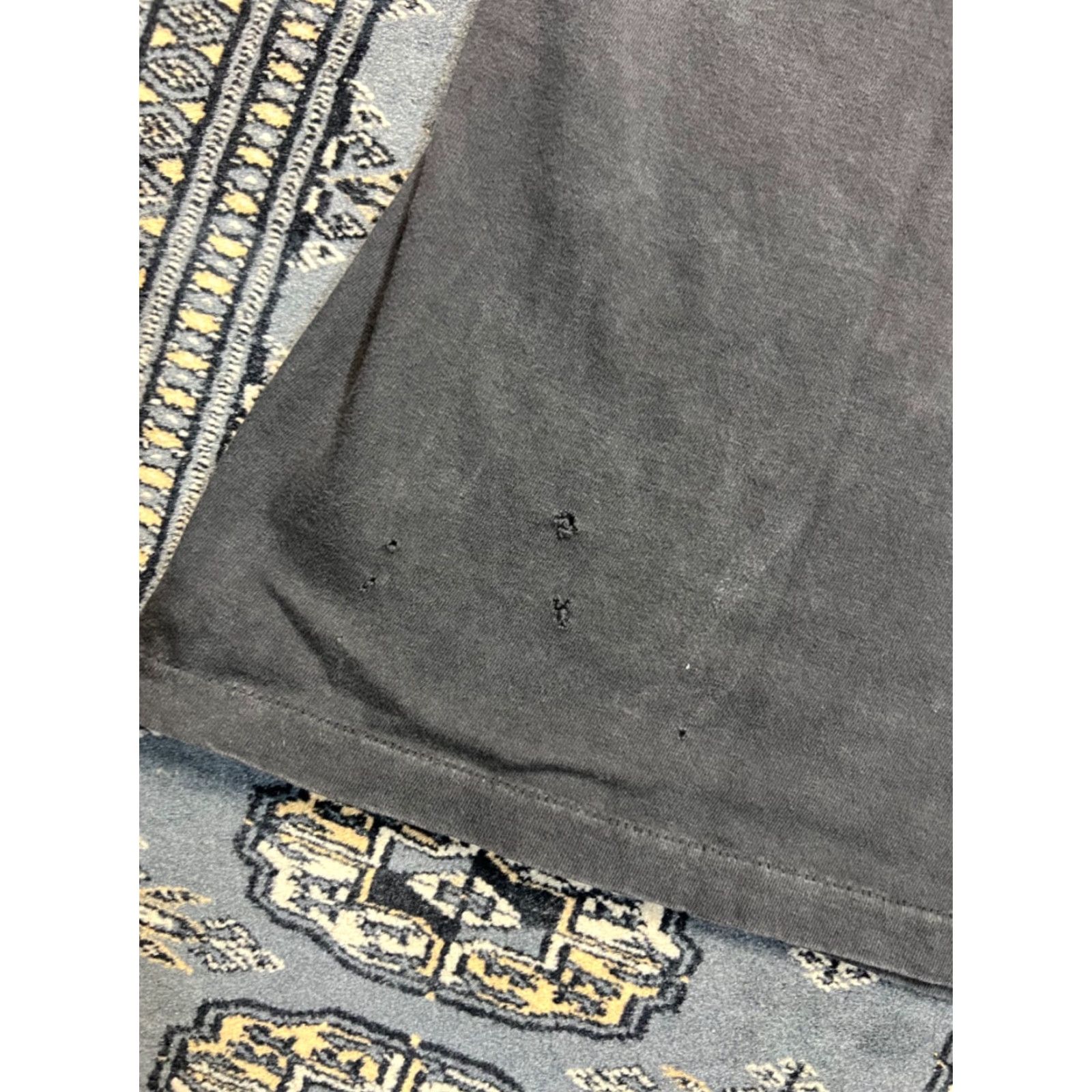 Hanes VINTAGE Larry Locc Im Having Flashbacks Double Sided Rap Tee Zulu International XL Hanes T-Shirt Men Black Short Sleeve Regular Fit Boys? No, Men. Size US XL / EU 56 / 4 - 8 Thumbnail