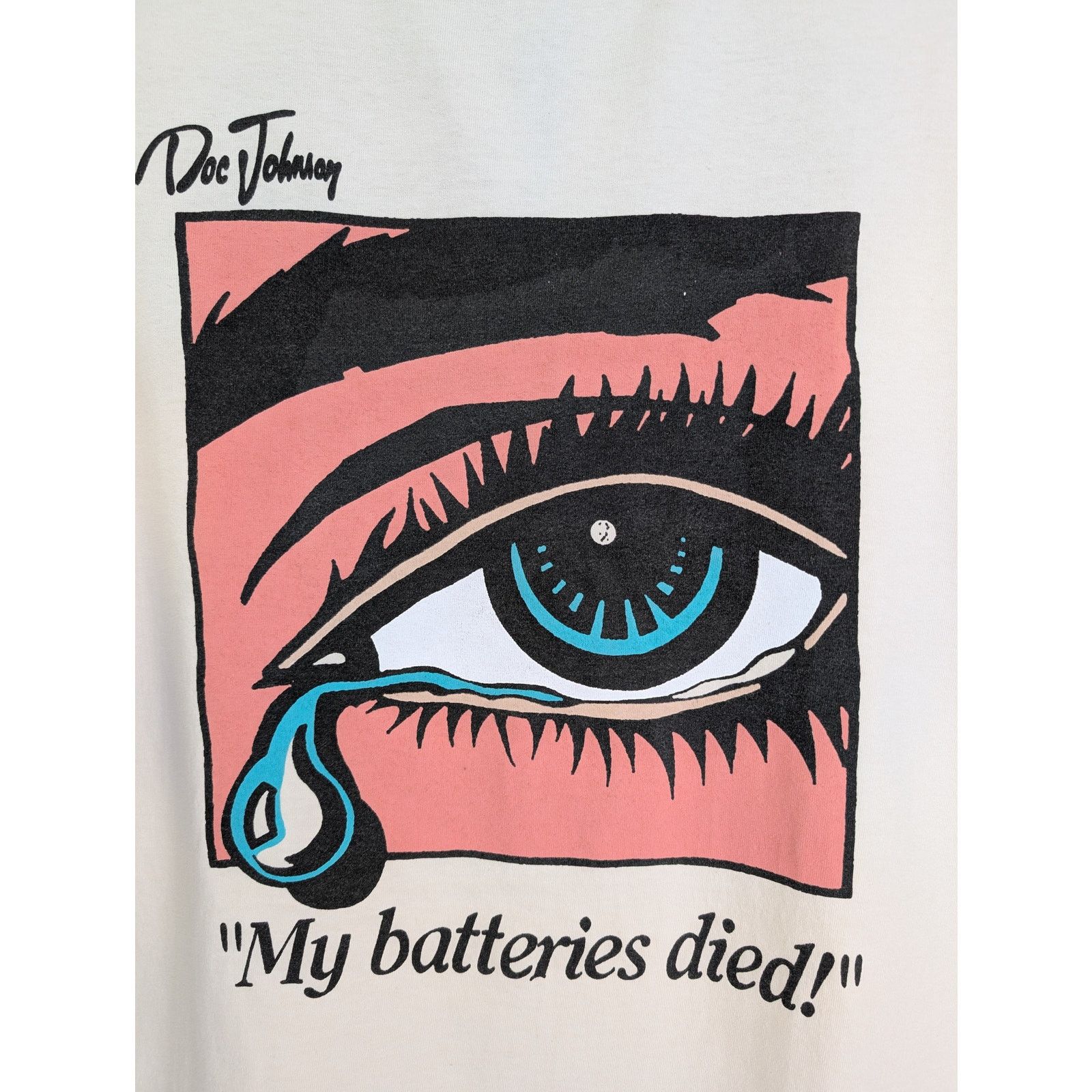 Gallery Dept. o1rshd1 " My batteries Died " Tee T-Shirt in Beige Size US XL / EU 56 / 4 - 6 Thumbnail