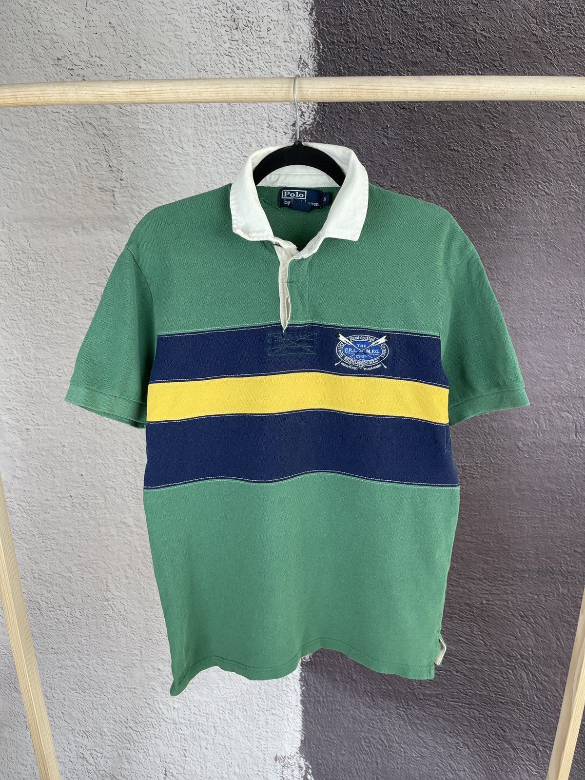 Polo Ralph Lauren Polo Ralph Lauren vintage 90s striped rugby polo shirt Size US S / EU 44-46 / 1 - 1 Thumbnail