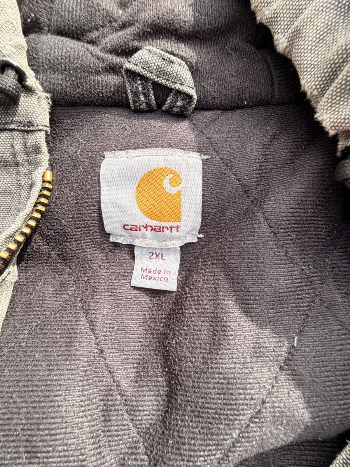 Carhartt VTG 90s Y2K Carhartt Coat Patch Distressed Thrashed Size XL Size US XL / EU 56 / 4 - 7 Thumbnail