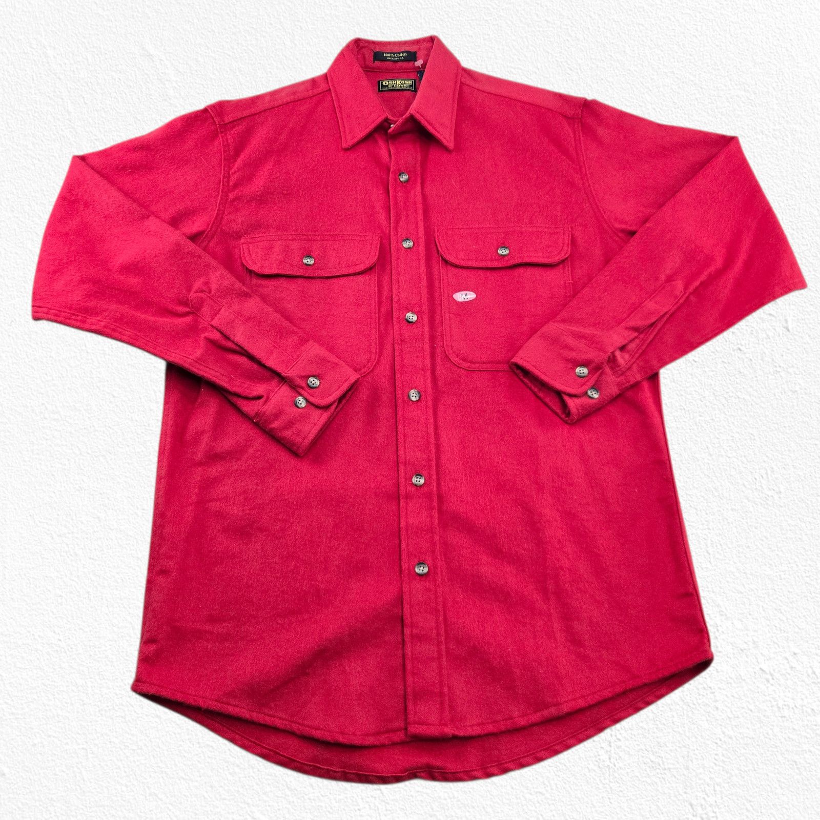 Oshkosh 90s OshKosh B’gosh USA Made Workwear Shirt Size Medium Size US M / EU 48-50 / 2 - 2 Thumbnail