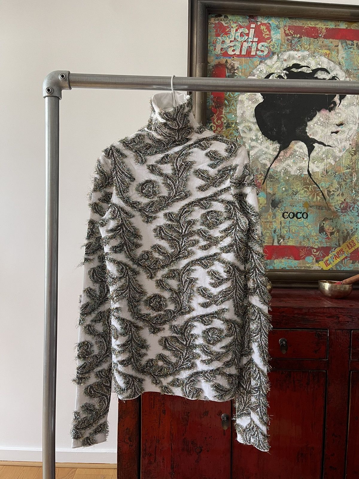 Celine Celine Multicoloured Turtleneck Size S / US 4 / IT 40 - 1 Thumbnail