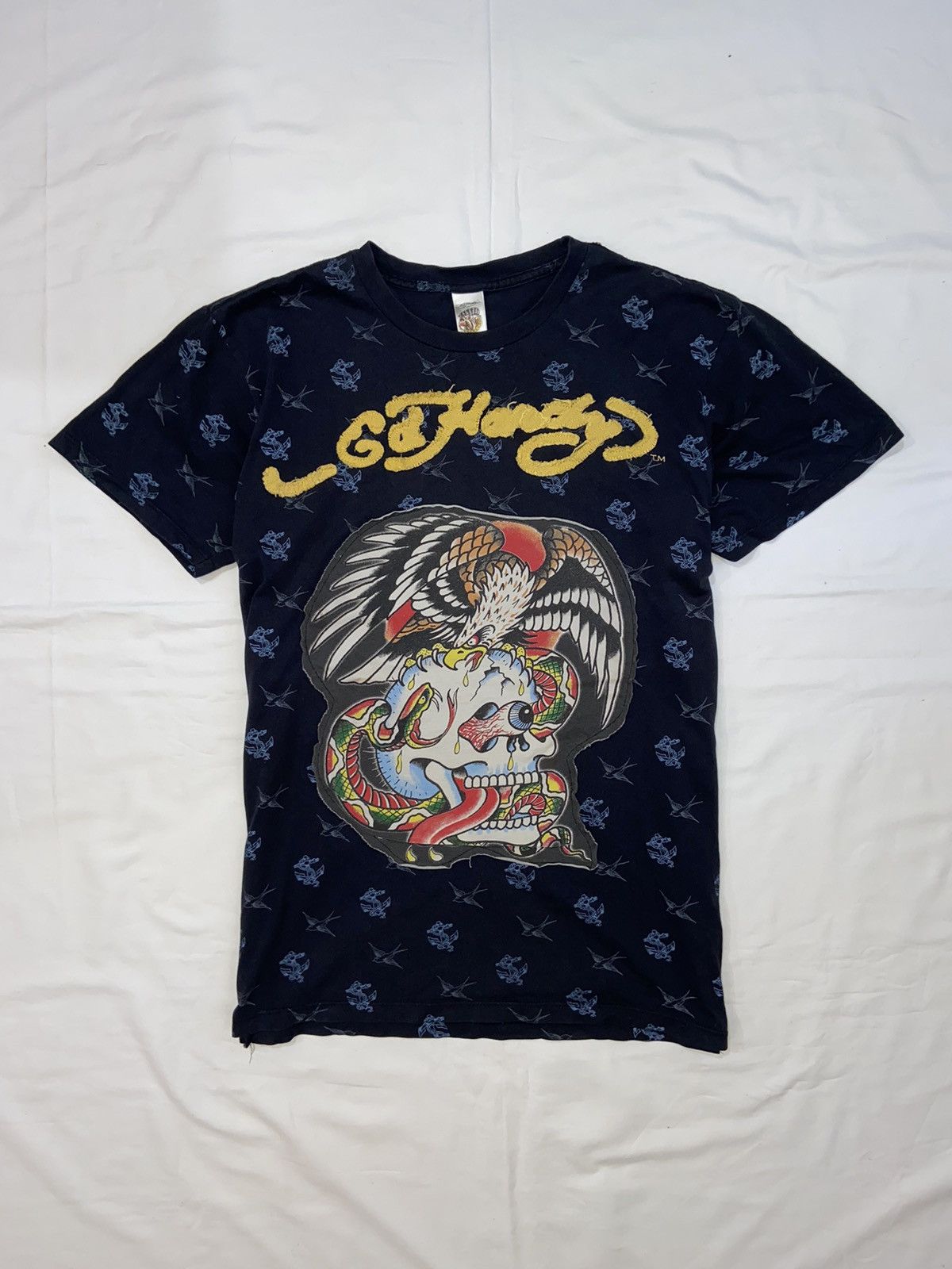 Christian Audigier × Ed Hardy × Vintage Vintage Ed Hardy By Christian Audigiter Y2K t shirt tee Size US L / EU 52-54 / 3 - 1 Thumbnail