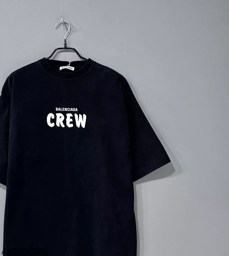 Balenciaga Balenciaga Crew printed logo short sleeves 2502-Nextarrow Size US XS / EU 42 / 0 - 3 Thumbnail