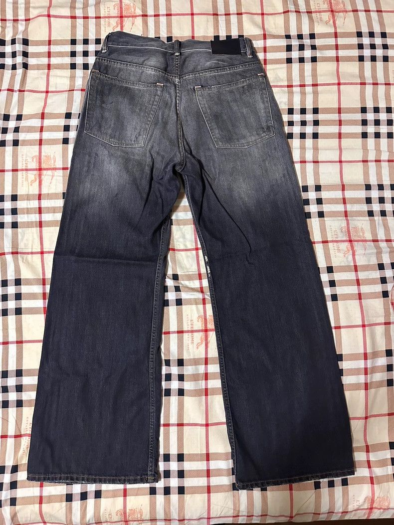 Acne Studios acne studios Black and grey splashed ink slightly flared j Size US 27 - 2 Thumbnail