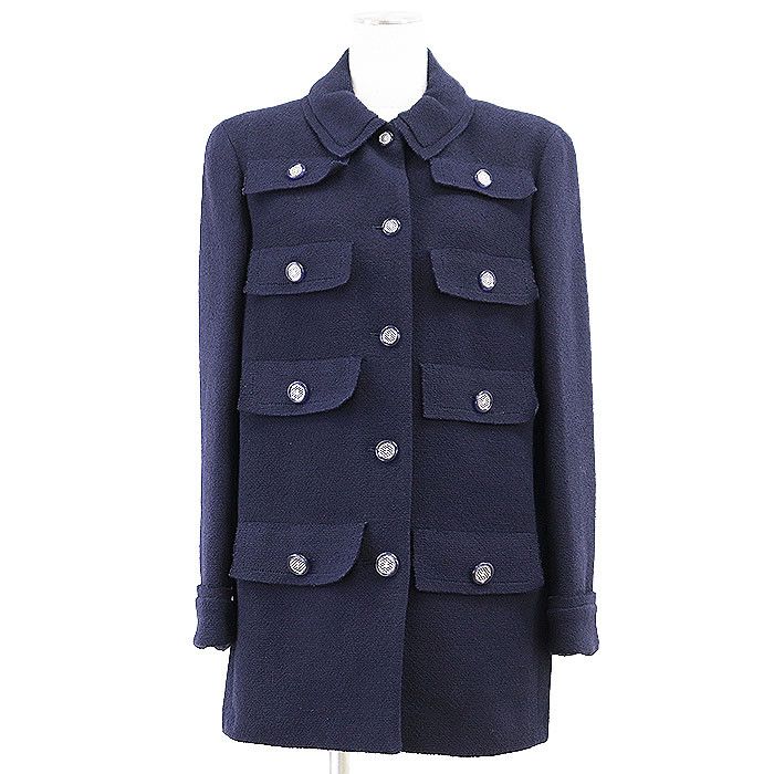 Chanel Chanel Chanel 20C P62626 Cotton Tweed Jacket Textile Outerwear P62626 DUTY FREE for USA Size ONE SIZE - 1 Thumbnail