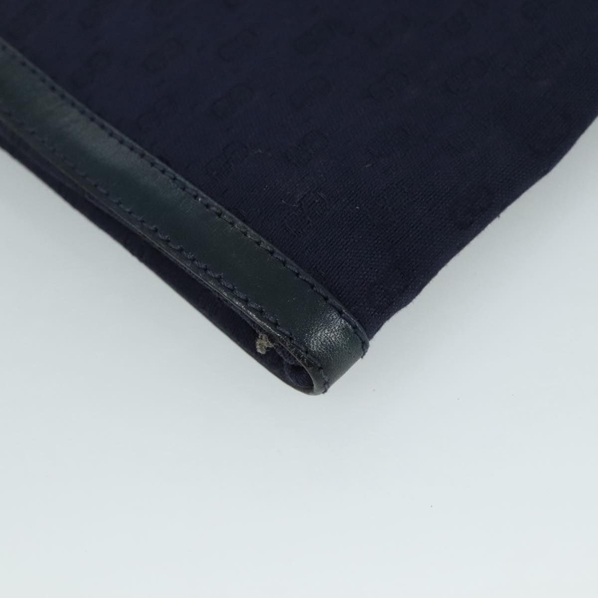 Gucci GUCCI Micro GG Canvas Shoulder Bag Navy Size ONE SIZE - 13 Thumbnail