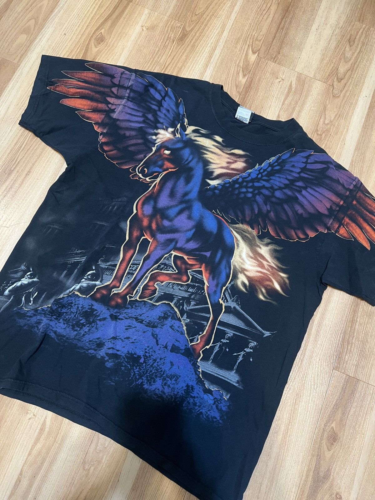 Liquid Blue × Vintage Liquid Blue Pegasus Tee Size US XL / EU 56 / 4 - 1 Thumbnail