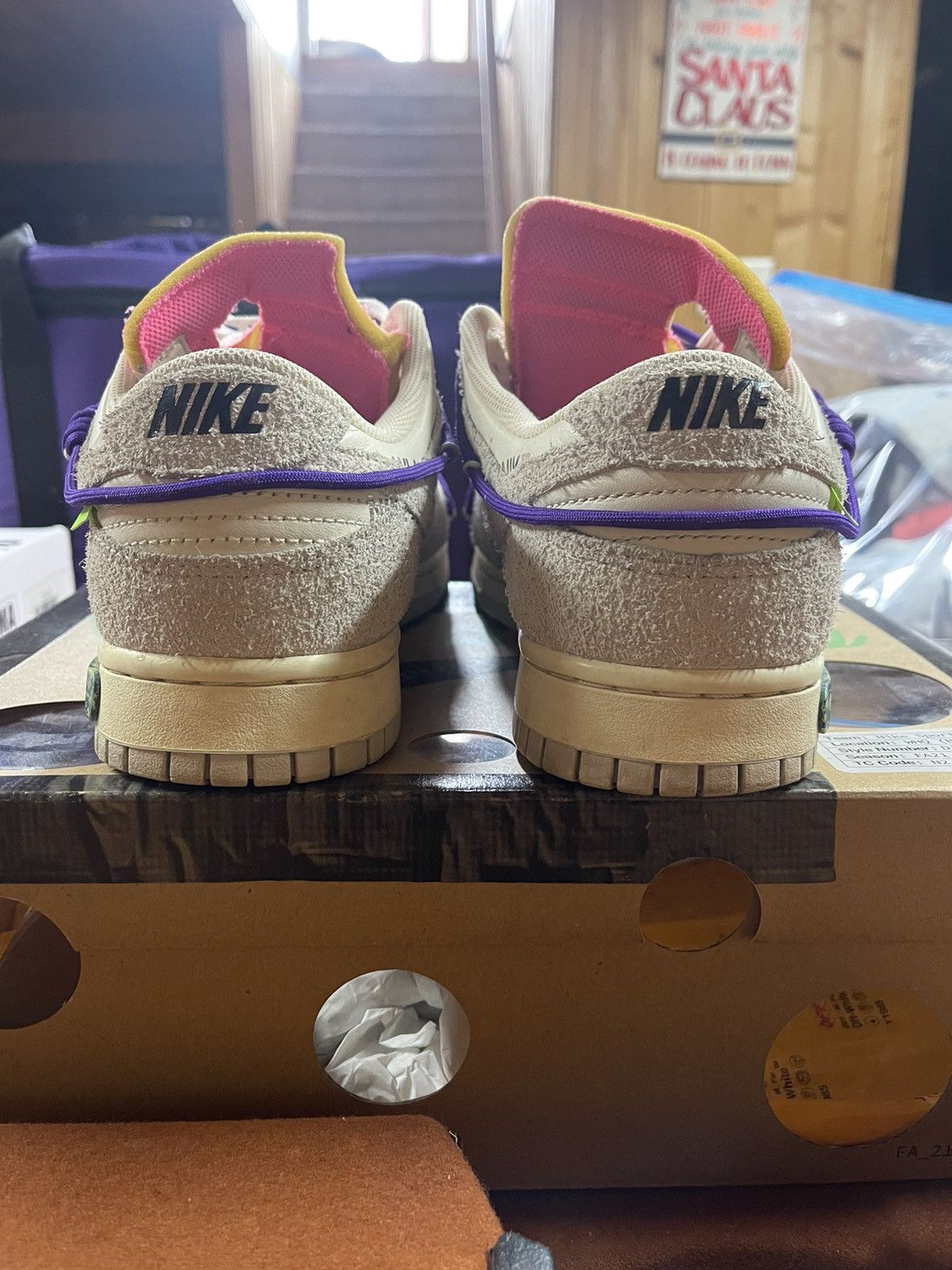 Nike × Off-White Off white Nike dunk “Lot 15 of 50” Size US 10.5 / EU 43-44 - 6 Thumbnail