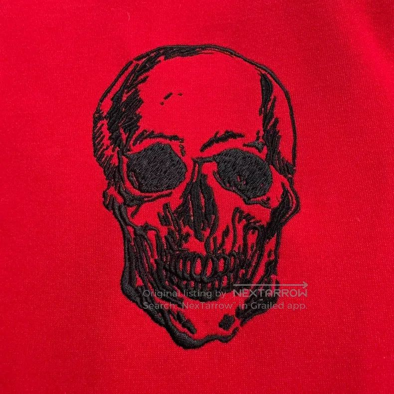 Alexander McQueen Alexander Mcqueen Red skull on the chest, letter print on Size US XL / EU 56 / 4 - 2 Thumbnail