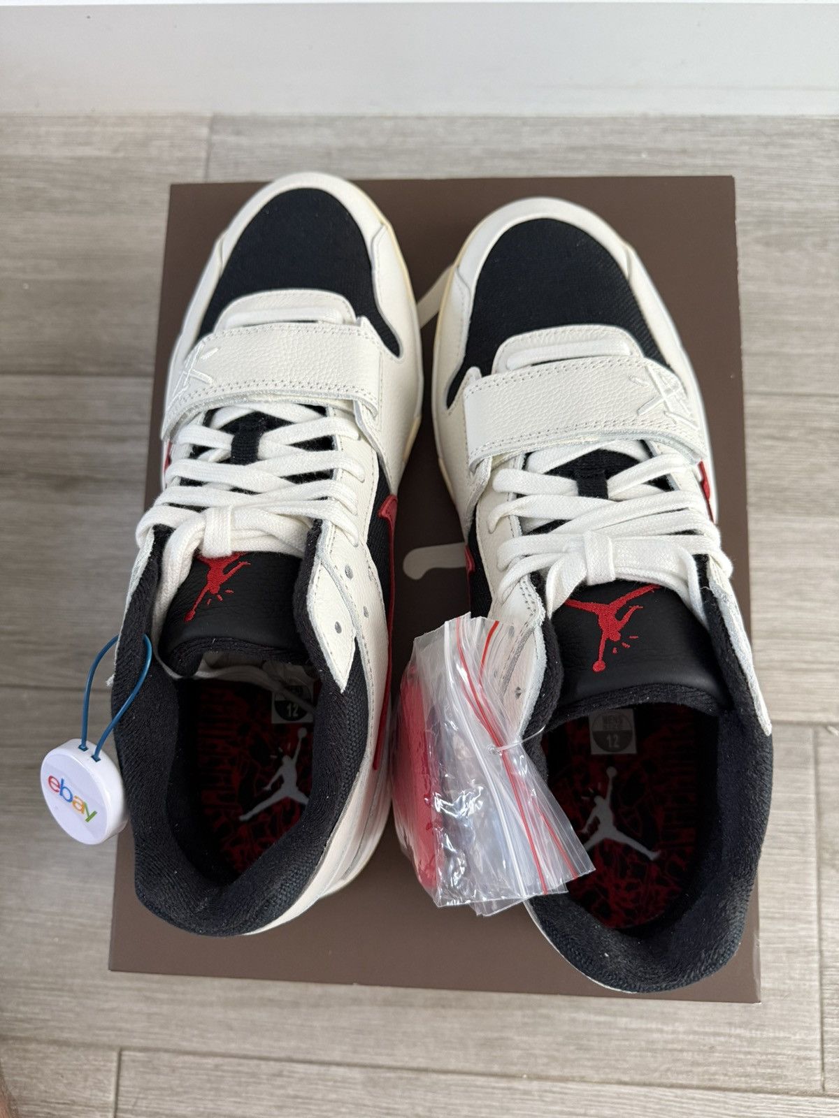 Jordan Brand × Travis Scott Travis Scott Jordan Jumpman Jack University Red Black Sz 12 Size US 12 / EU 45 - 5 Thumbnail