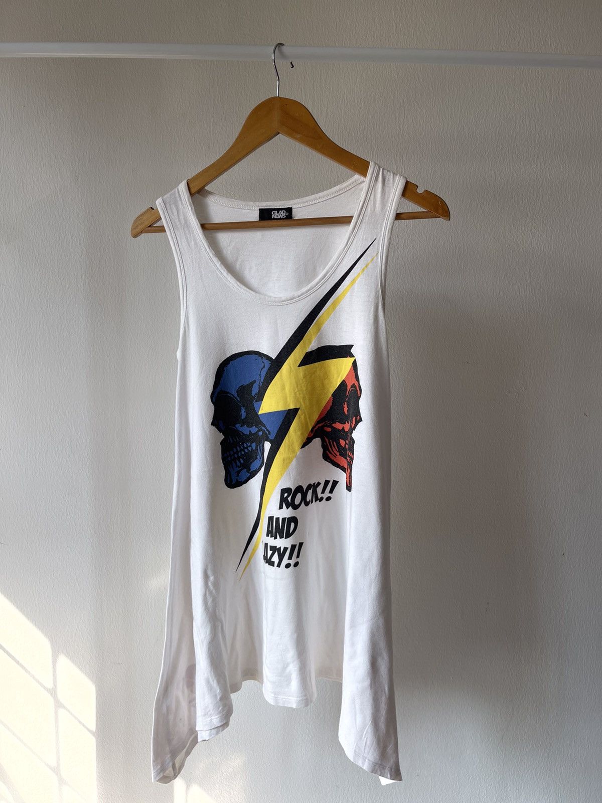 Hysteric Glamour × If Six Was Nine Glad News ‘Rock And Lazy’ Tanktop Size US XS / EU 42 / 0 - 4 Thumbnail