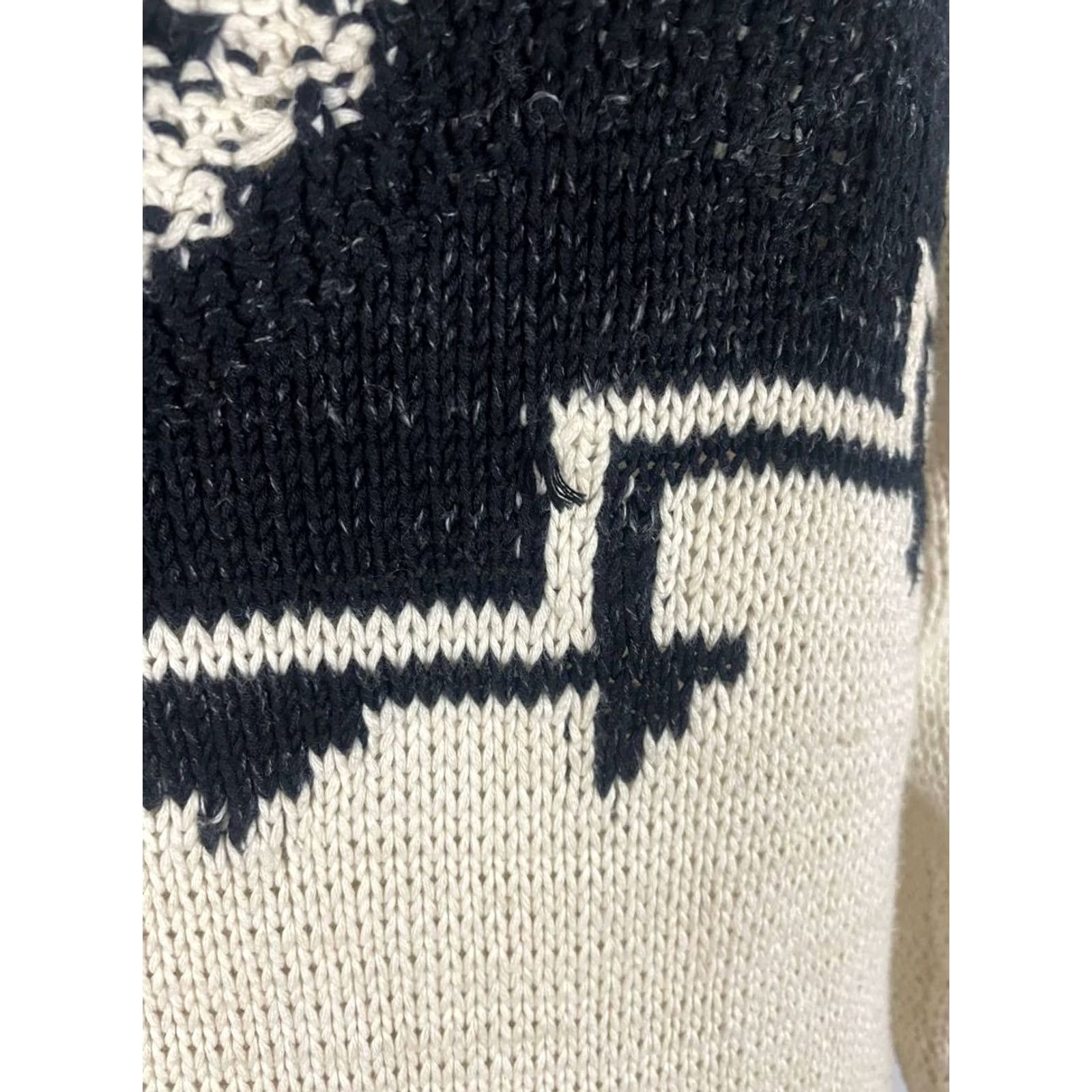 Ralph Lauren Ralph Lauren Womens Knit Sweater Size M Beige Cotton Scoop Neck Long Sleeve Regular Pullover Size M / US 6-8 / IT 42-44 - 4 Thumbnail