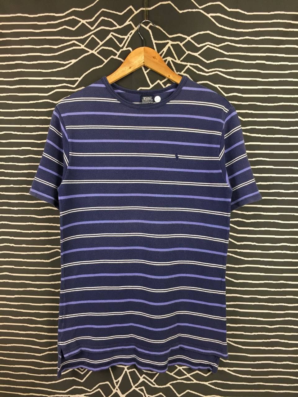 Polo Ralph Lauren Vtg 90s Polo Ralph Lauren Pony Logo Striped Crewneck Tee Size US S / EU 44-46 / 1 - 1 Thumbnail
