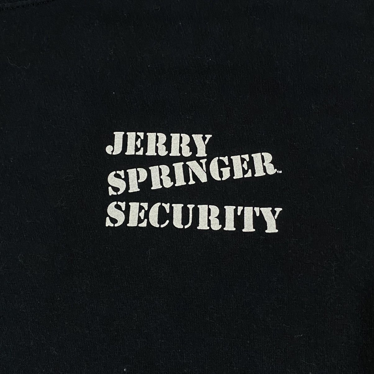 Vintage The jerry spring tv show film movie official security crew Size US XXL / EU 58 / 5 - 2 Thumbnail