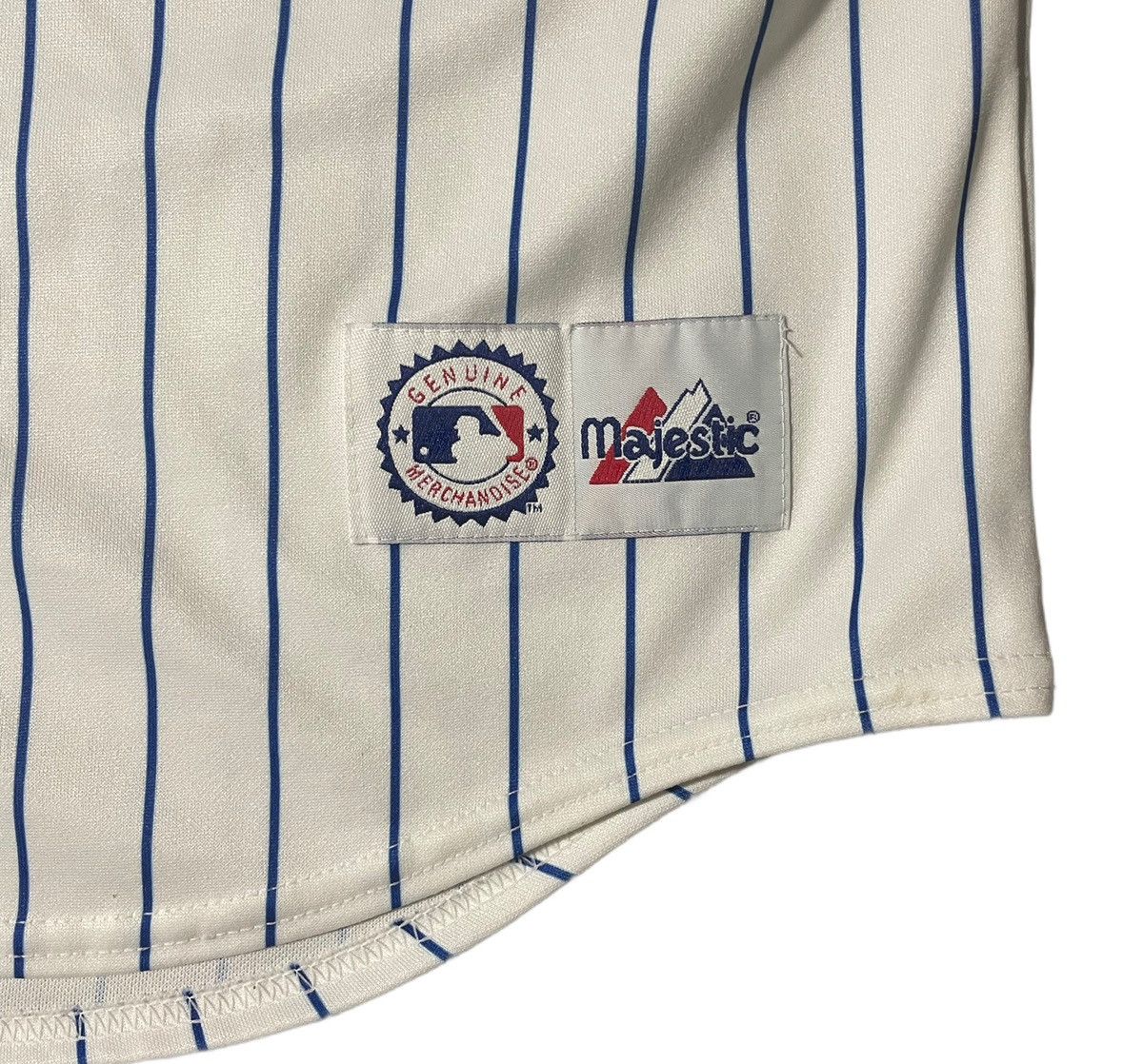 Majestic Chicago Cubs pinstripe jersey Size US XL / EU 56 / 4 - 3 Thumbnail