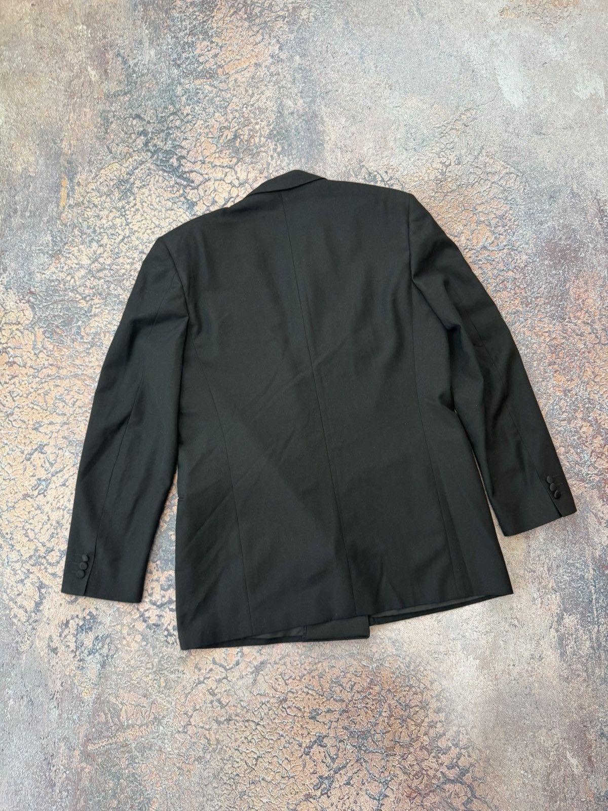 Canali Canali Black Blazer Jacket Suit Size 42L - 2 Thumbnail